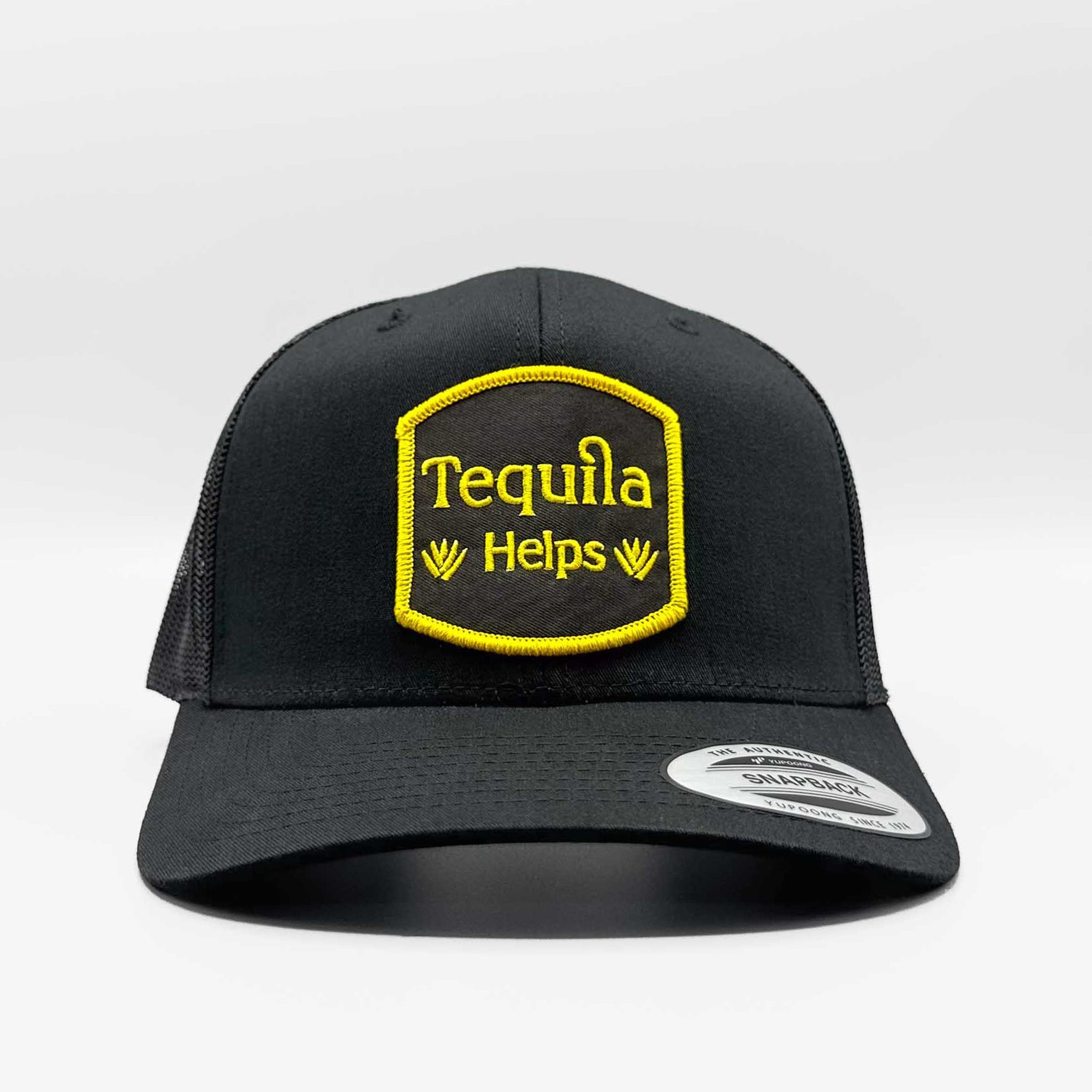 Tequila Helps Funny Trucker Hat American Fire Brigade