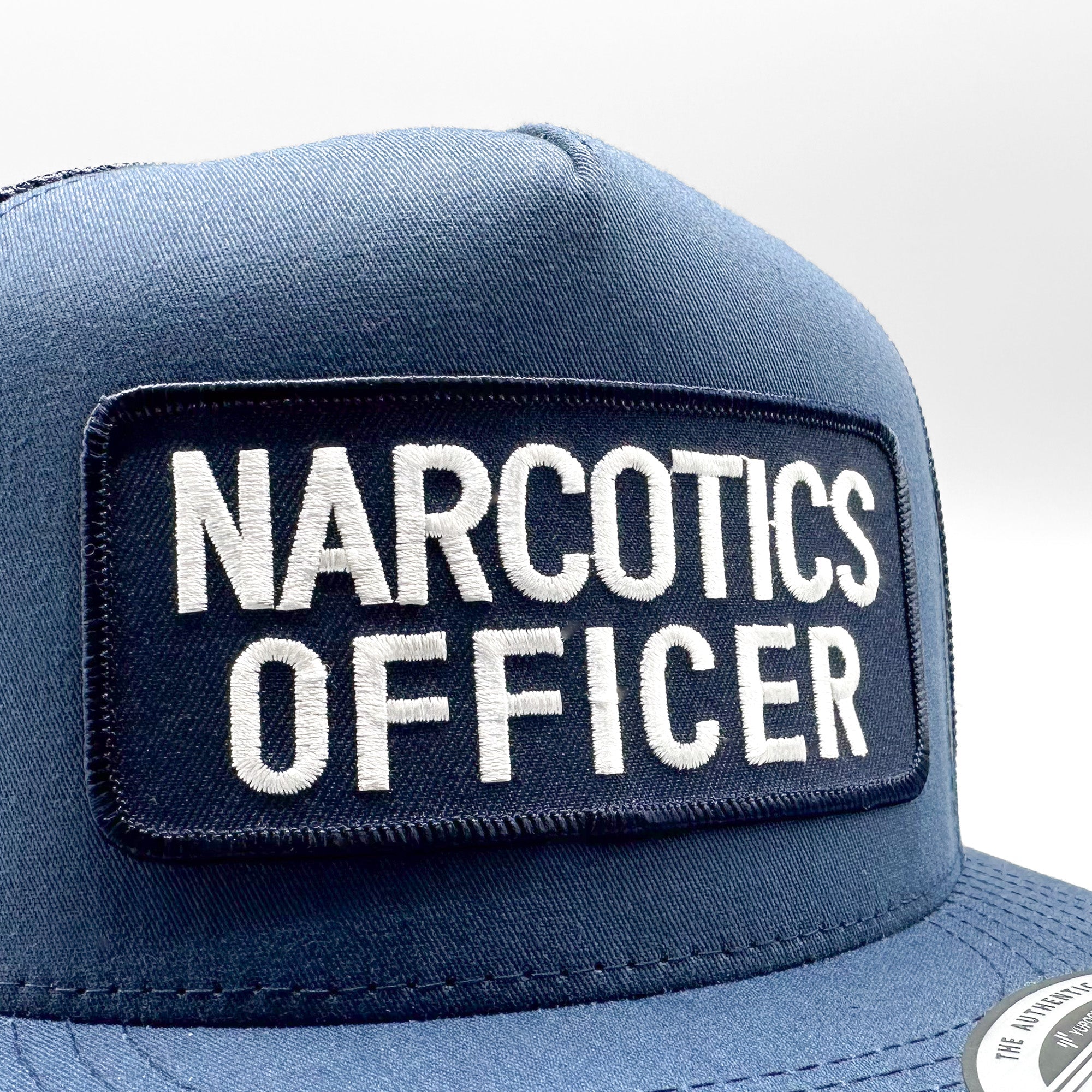 Narcotics Officer DEA Law Enforcement Trucker Hat - 0