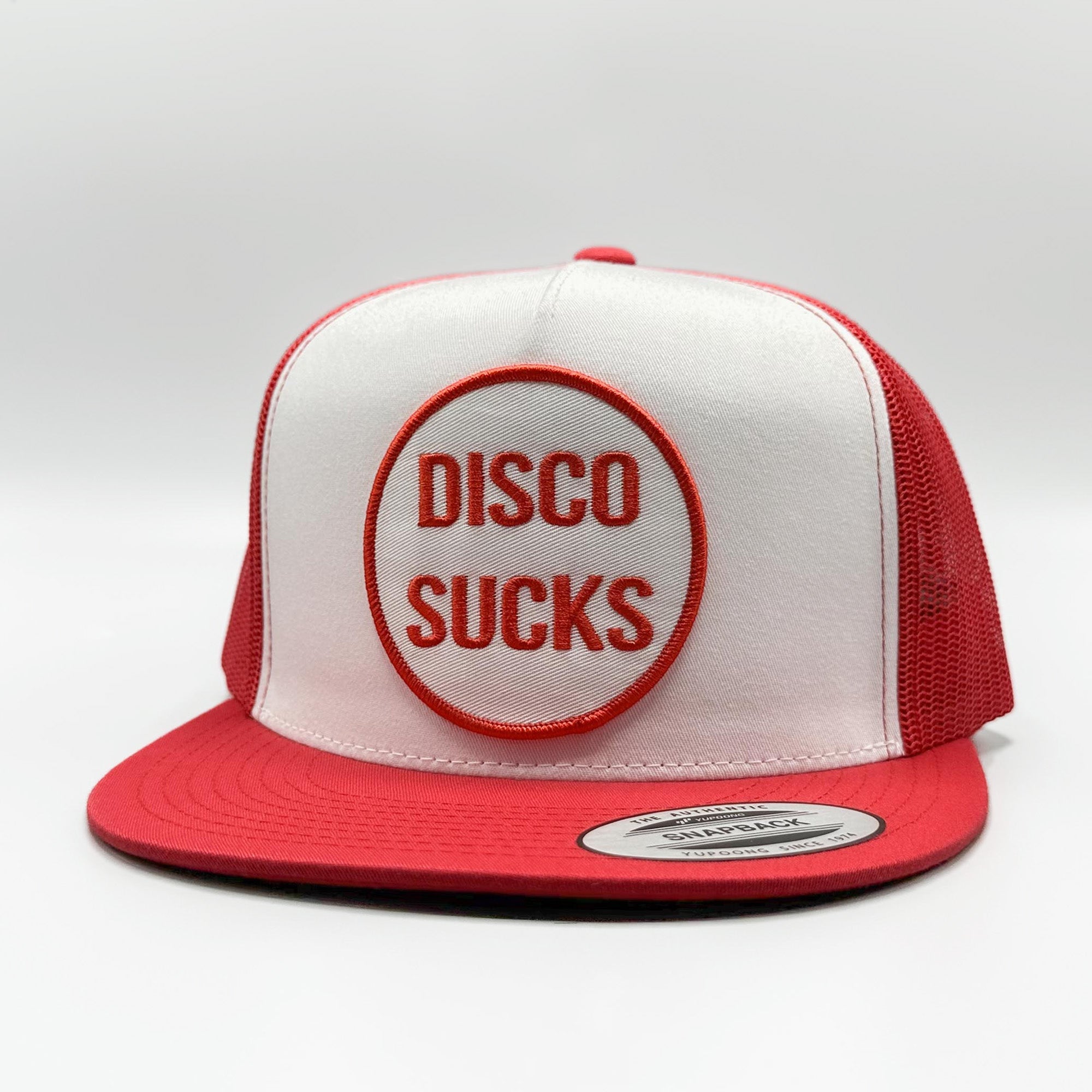 Disco Sucks Funny 70's Trucker Hat