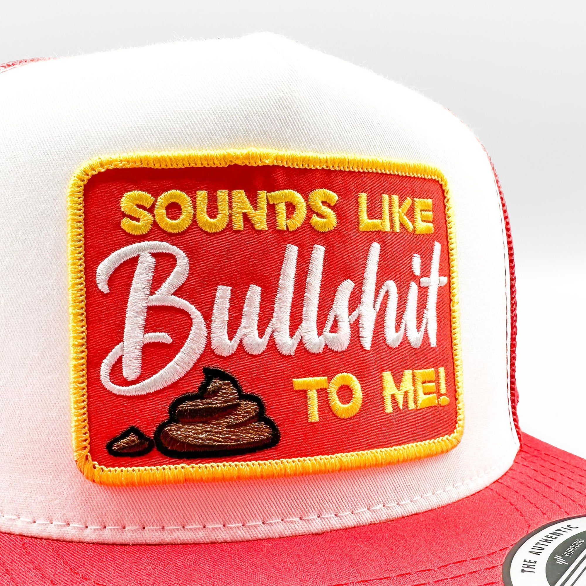 No BS Trucker Hat, Retro Seems Like Bullshit Funny Trucker Hat - 0