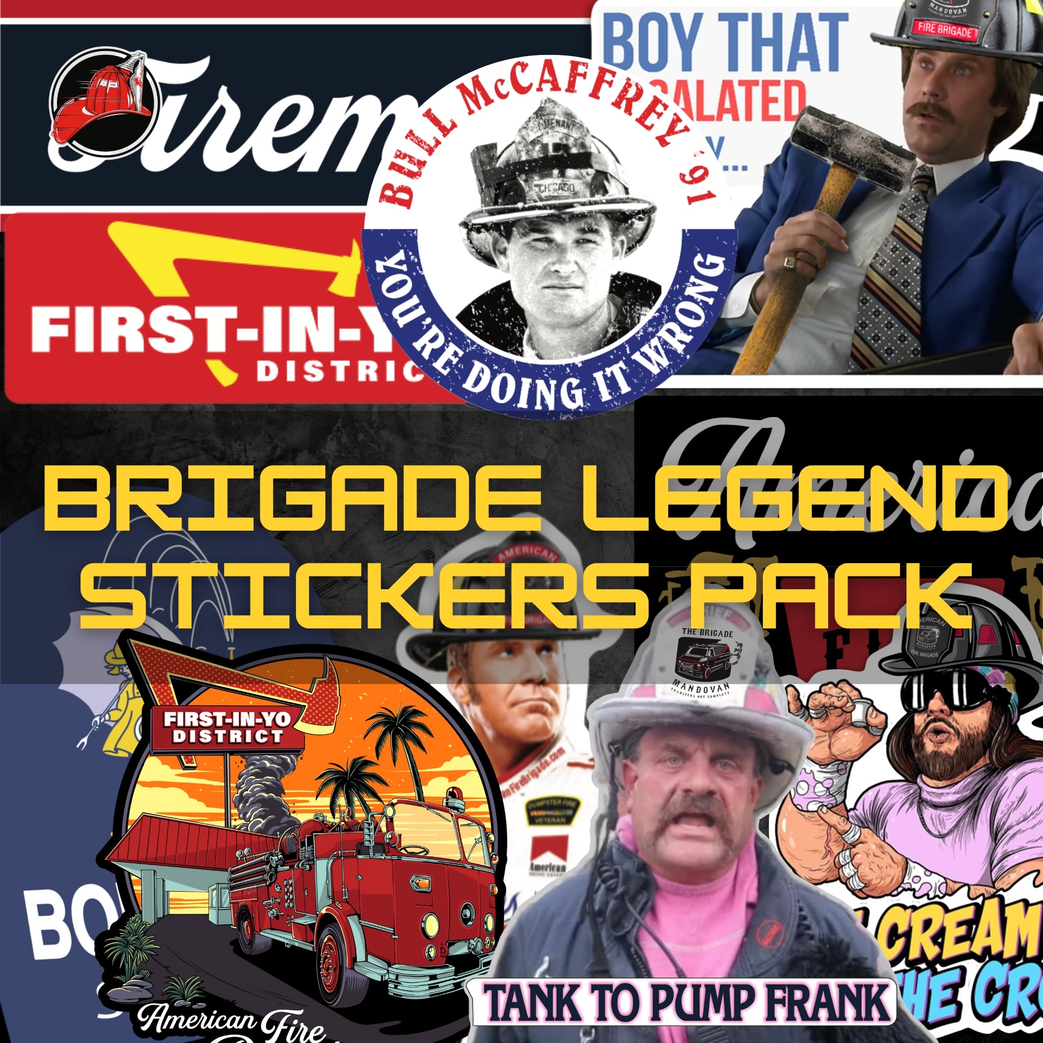 Brigade LEGEND Stickers 6 - Pack