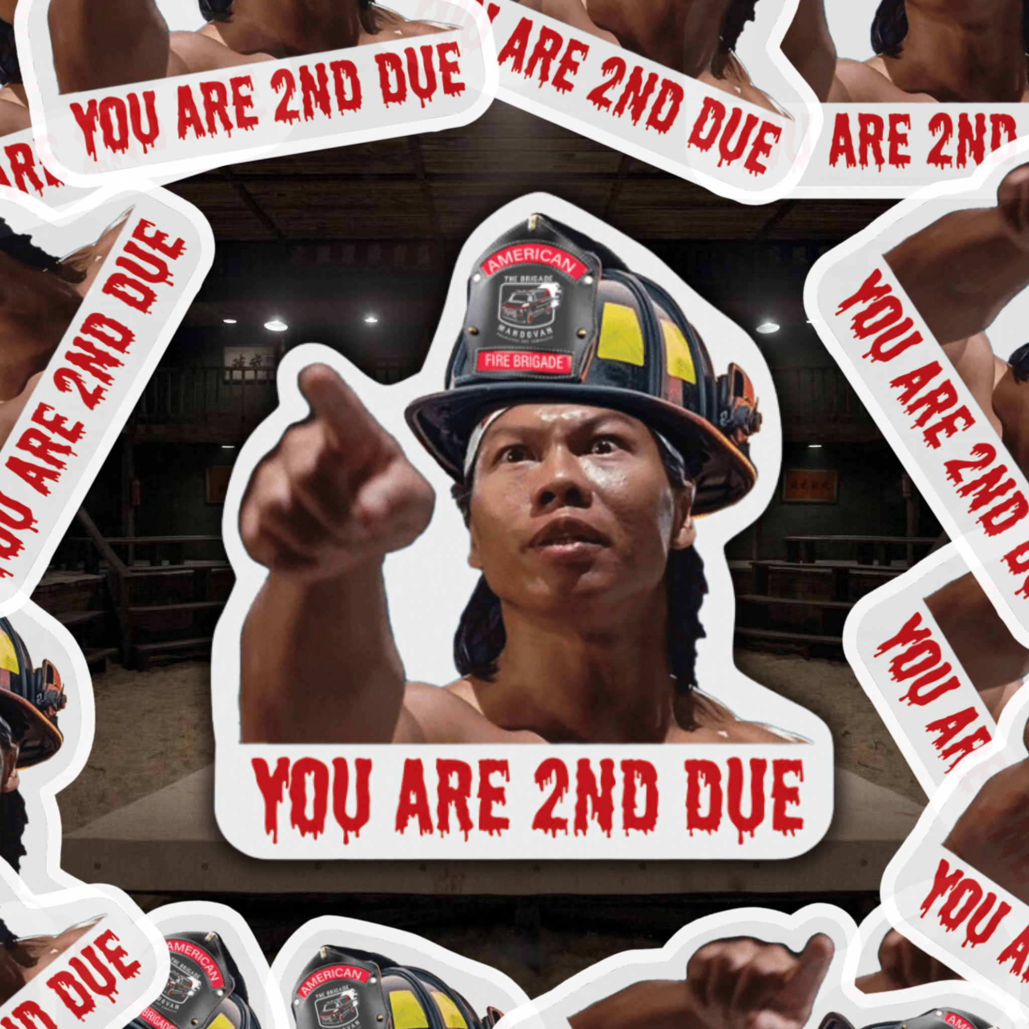 You are 2nd Due! Sticker