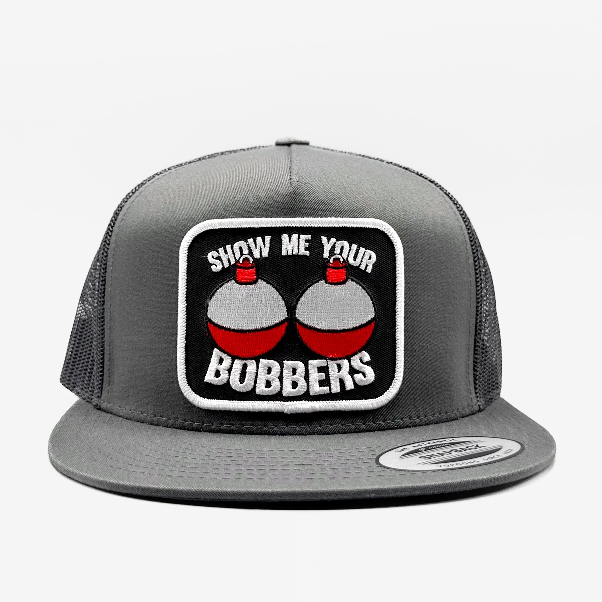 Show Me Your Bobbers Funny Fishing Trucker Hat - 0