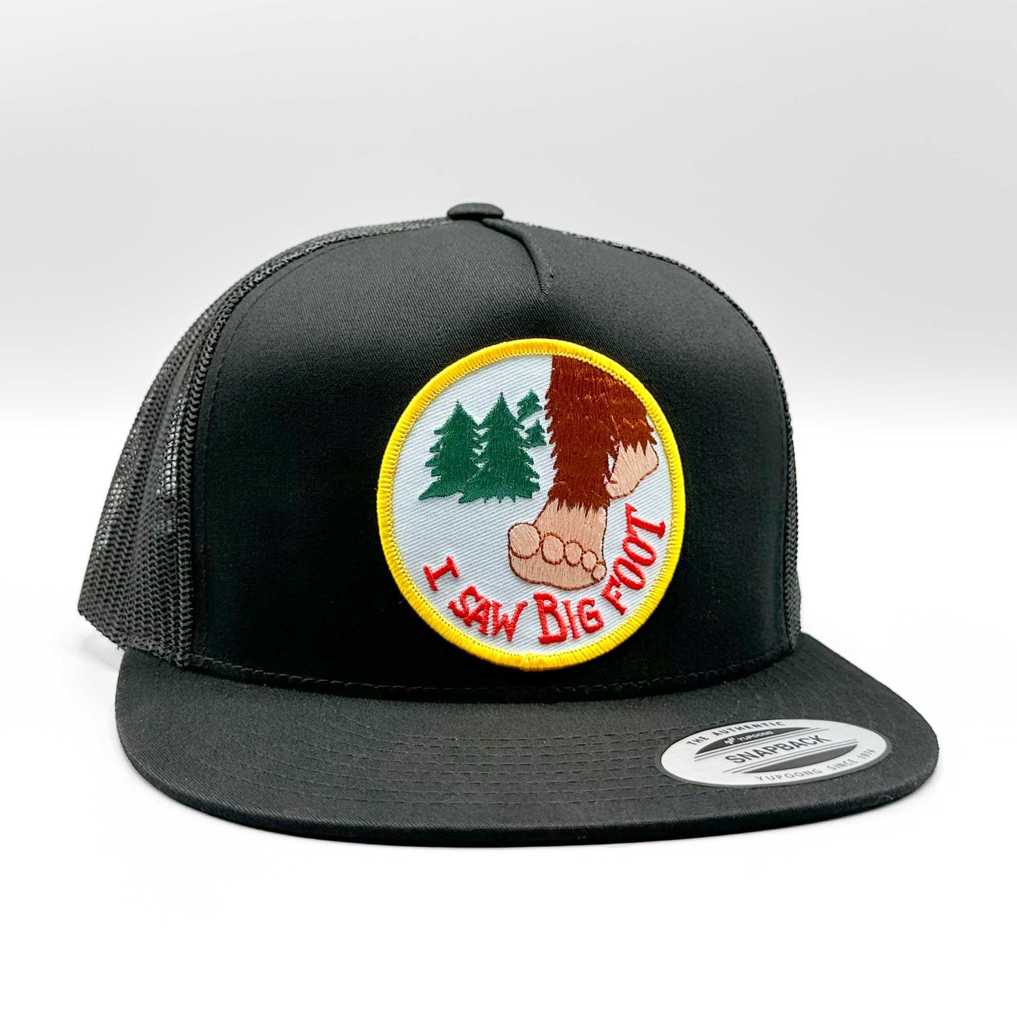 I Saw Bigfoot Sasquatch Trucker Hat