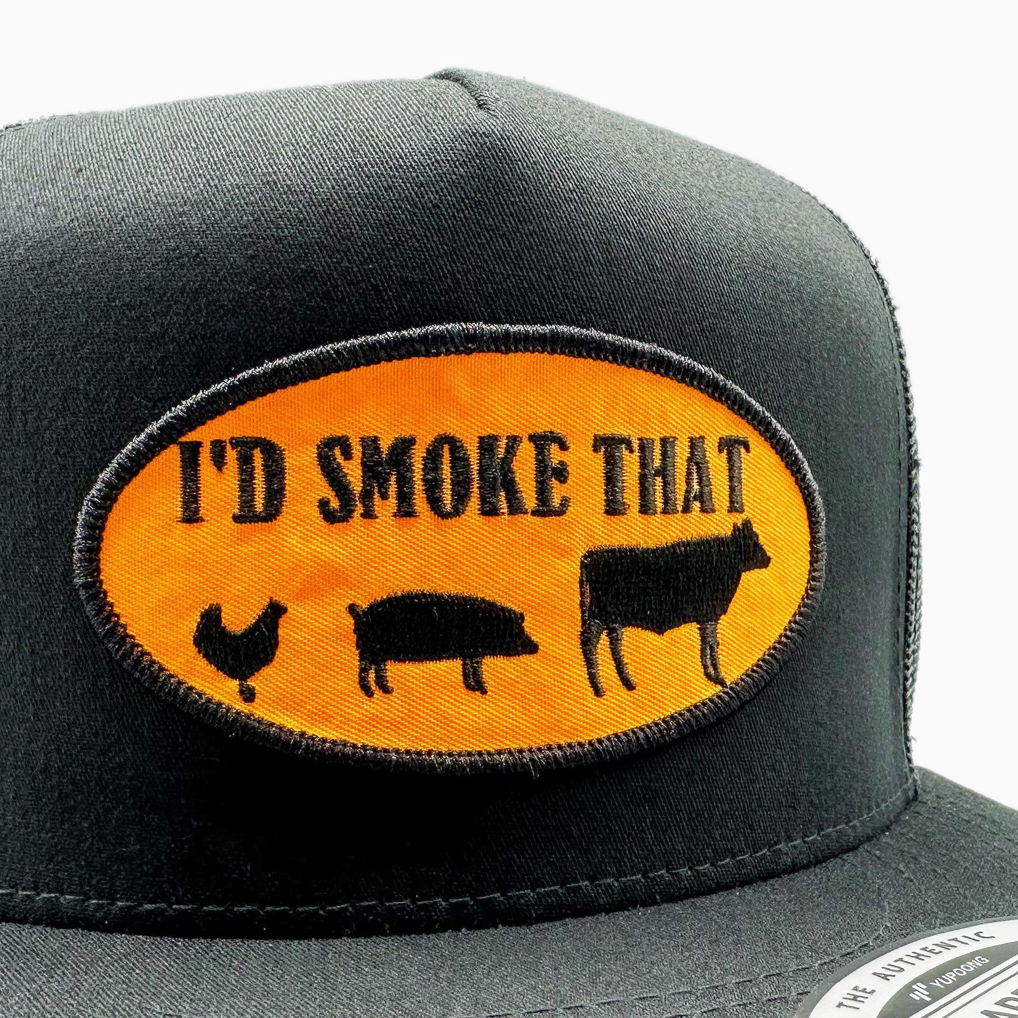 I'd Smoke That BBQ Pitmaster Trucker - 0