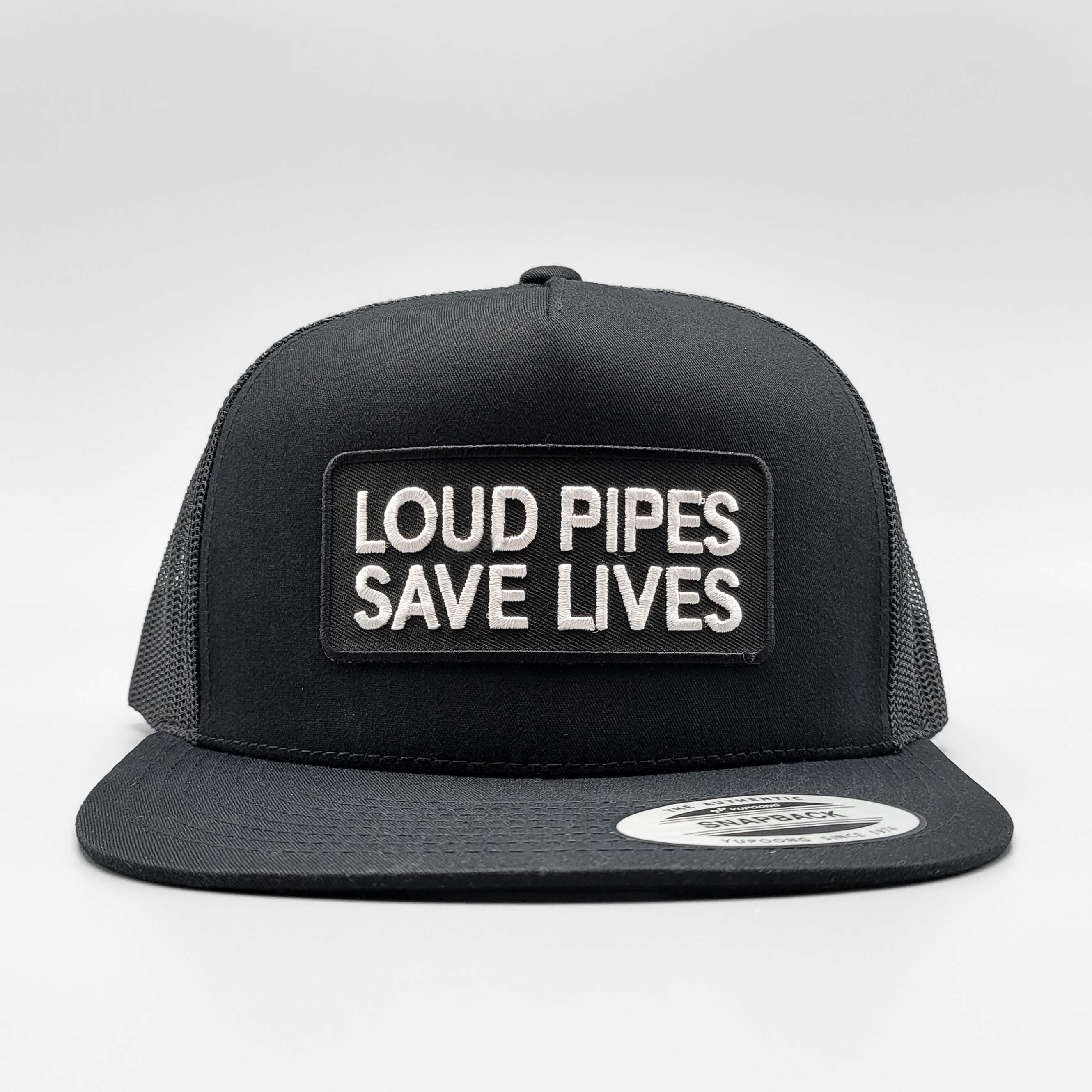 Loud Pipes Biker Trucker Hat