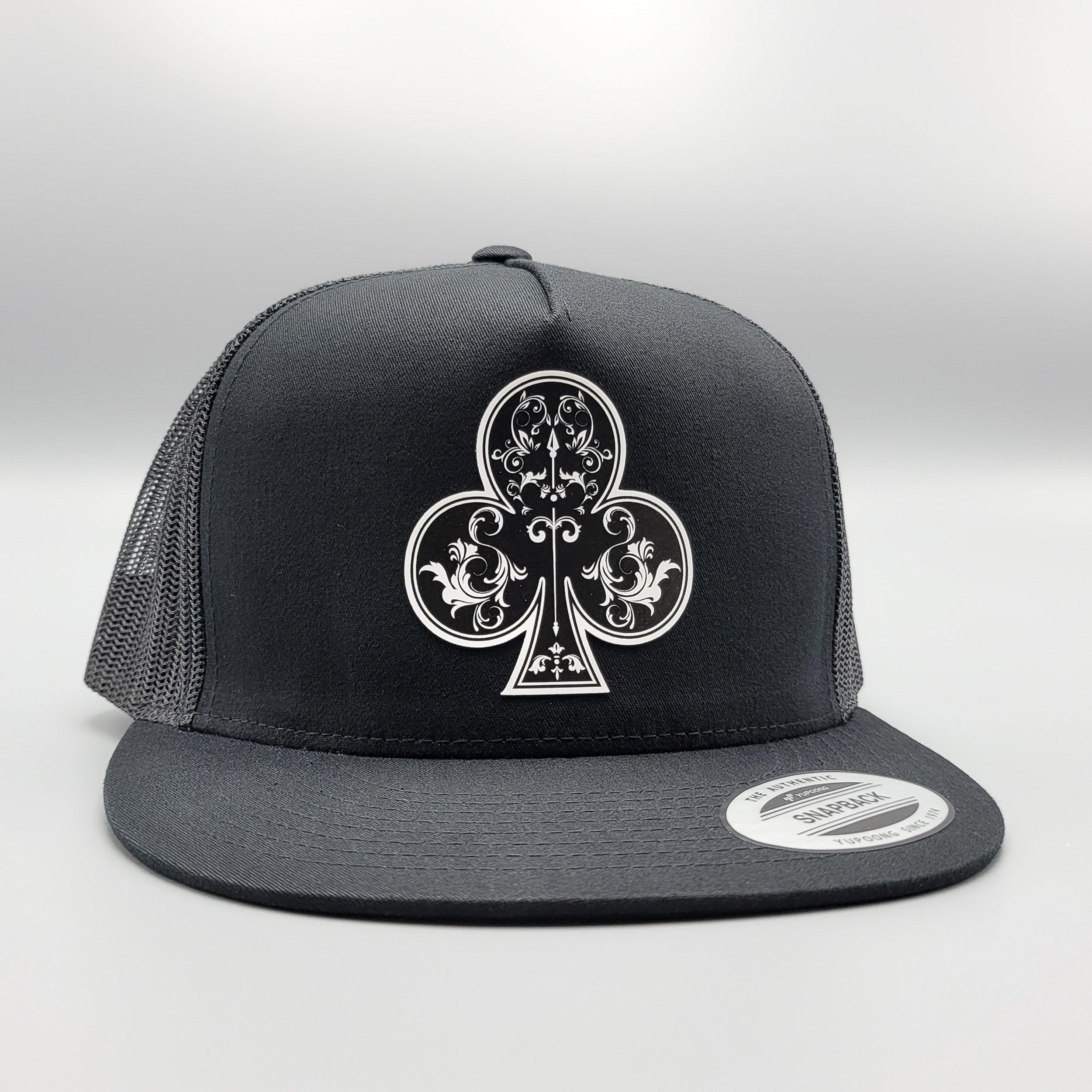 Ace of Clubs Texas Holdem PokerBlackjack Trucker Hat