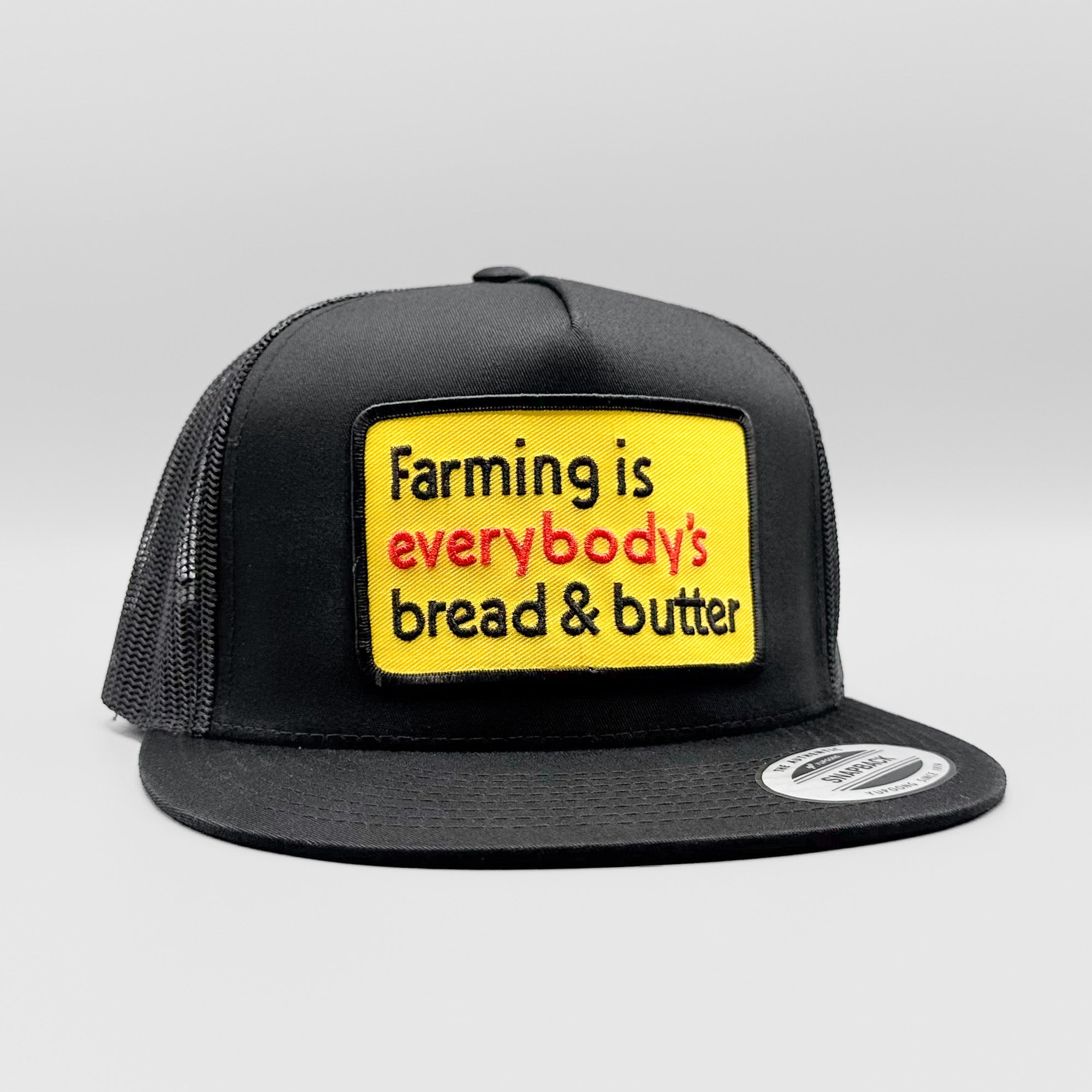 Farming is Everyone's Bread & Butter Farmer Trucker Hat