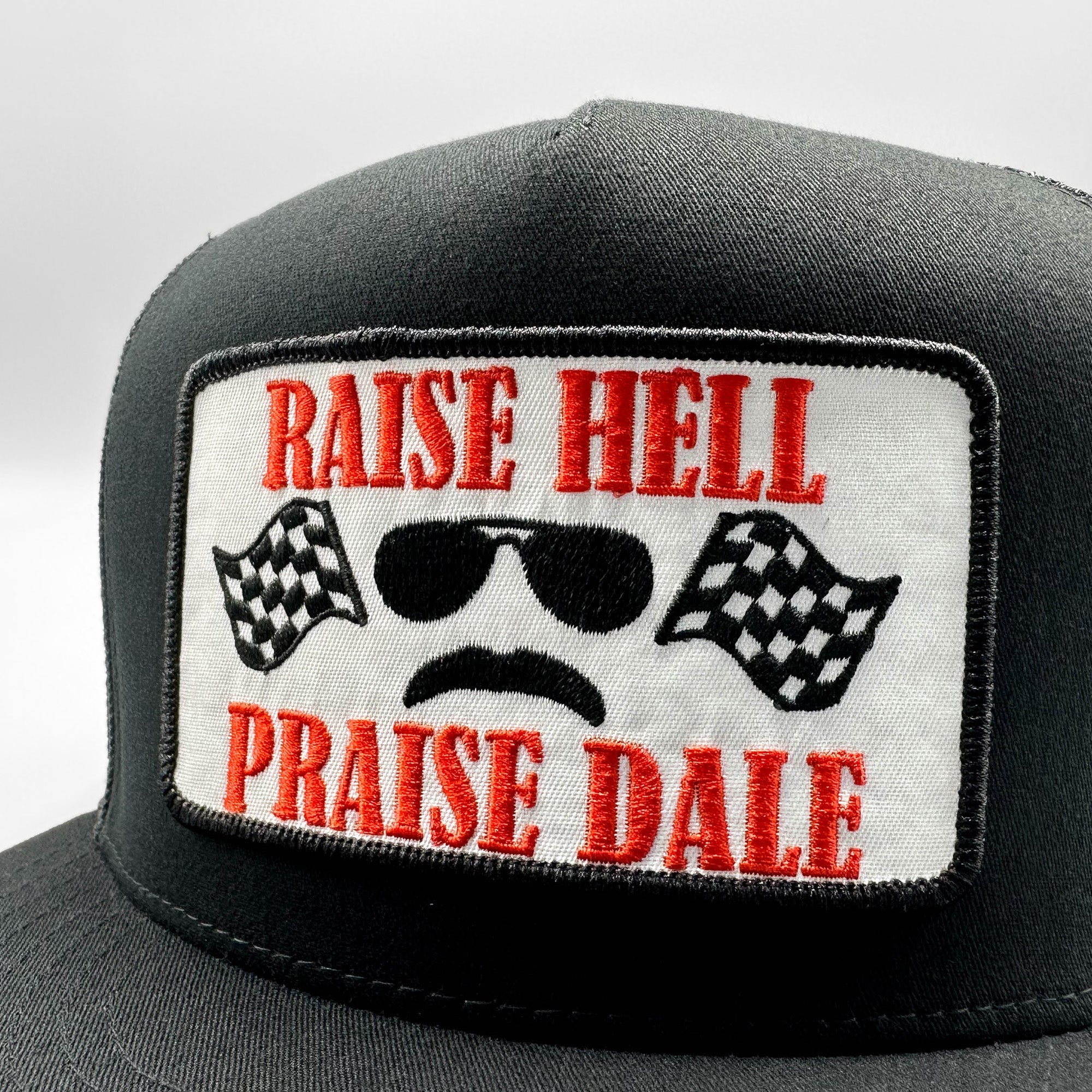 Raise Hell Praise Dale Earnhardt Nascar Trucker - 0