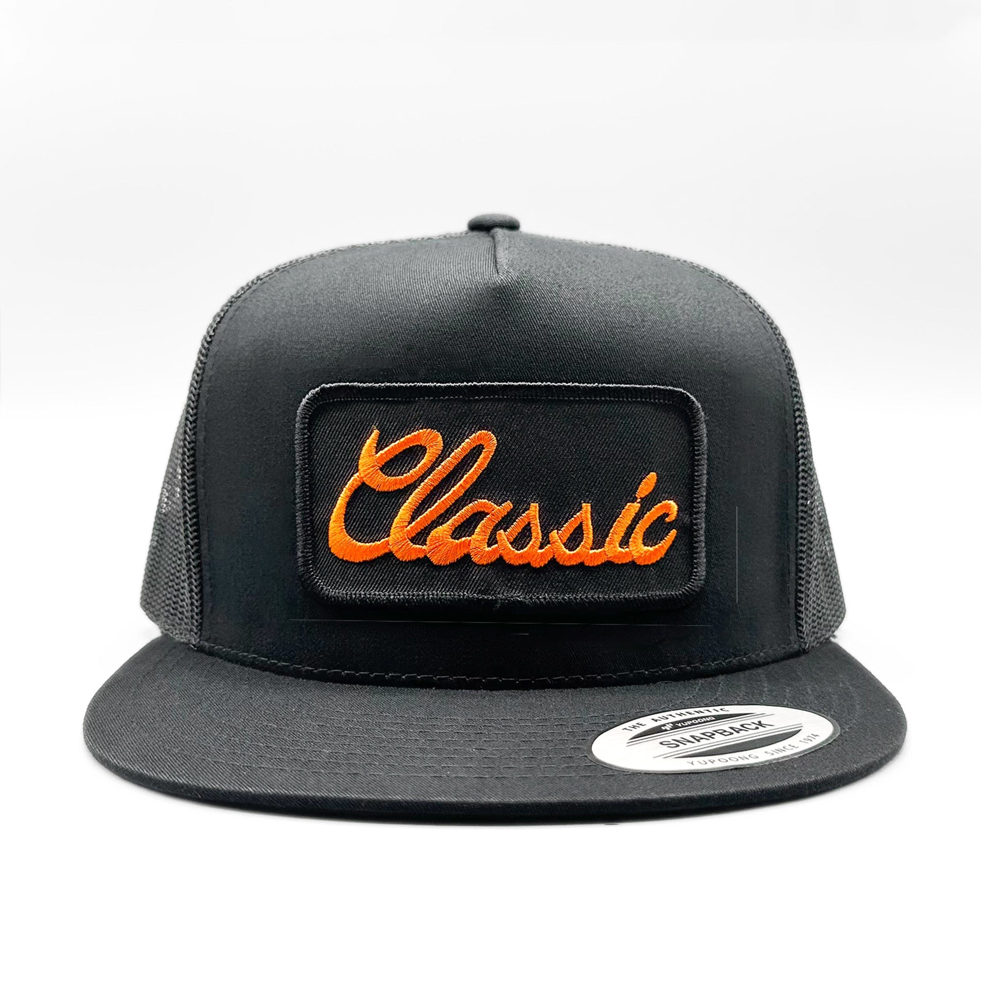 Classic Embroidered Script Trucker Hat