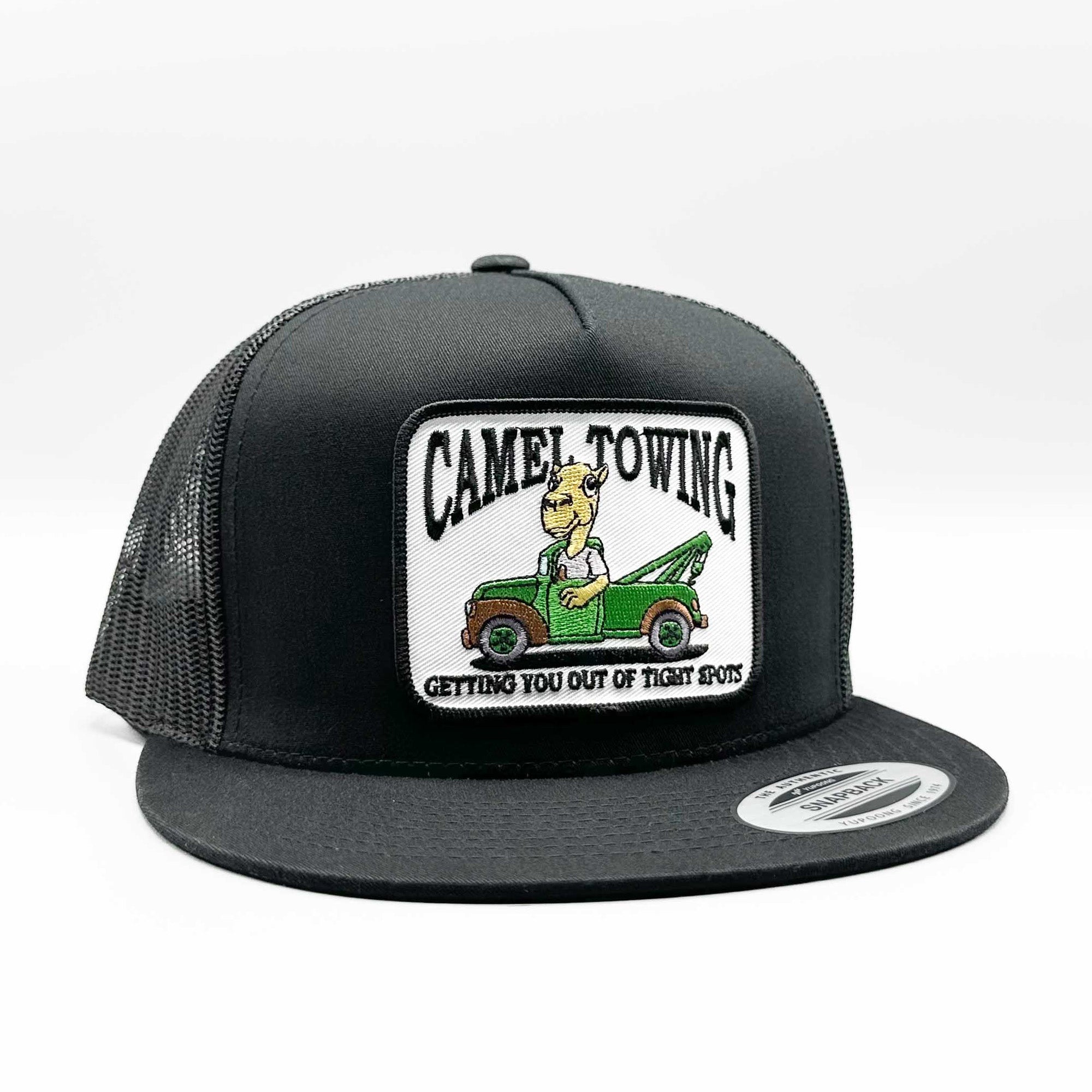 Camel Towing Funny Retro Trucker Hat