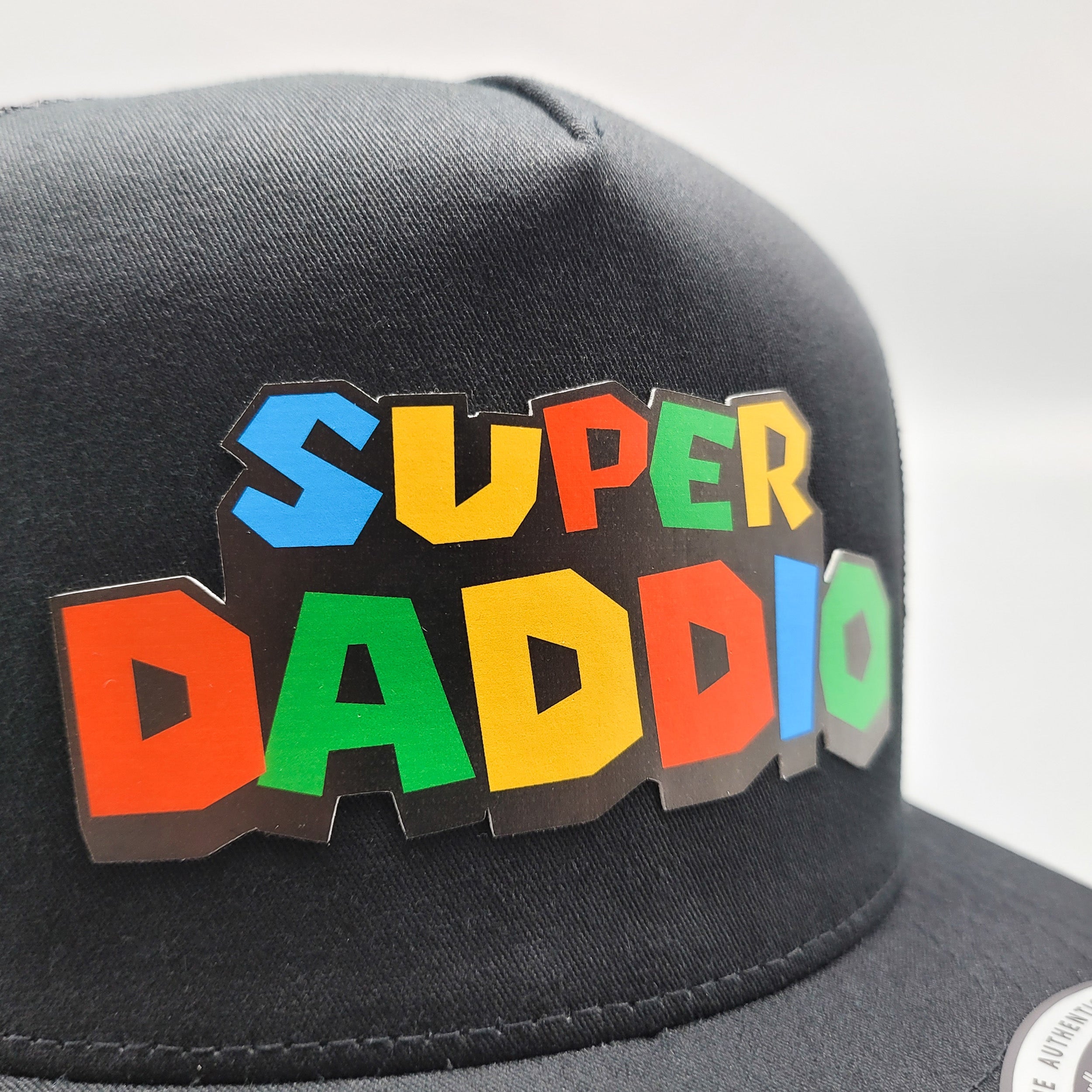 Super Daddio Black Father's Day Trucker Hat - 0