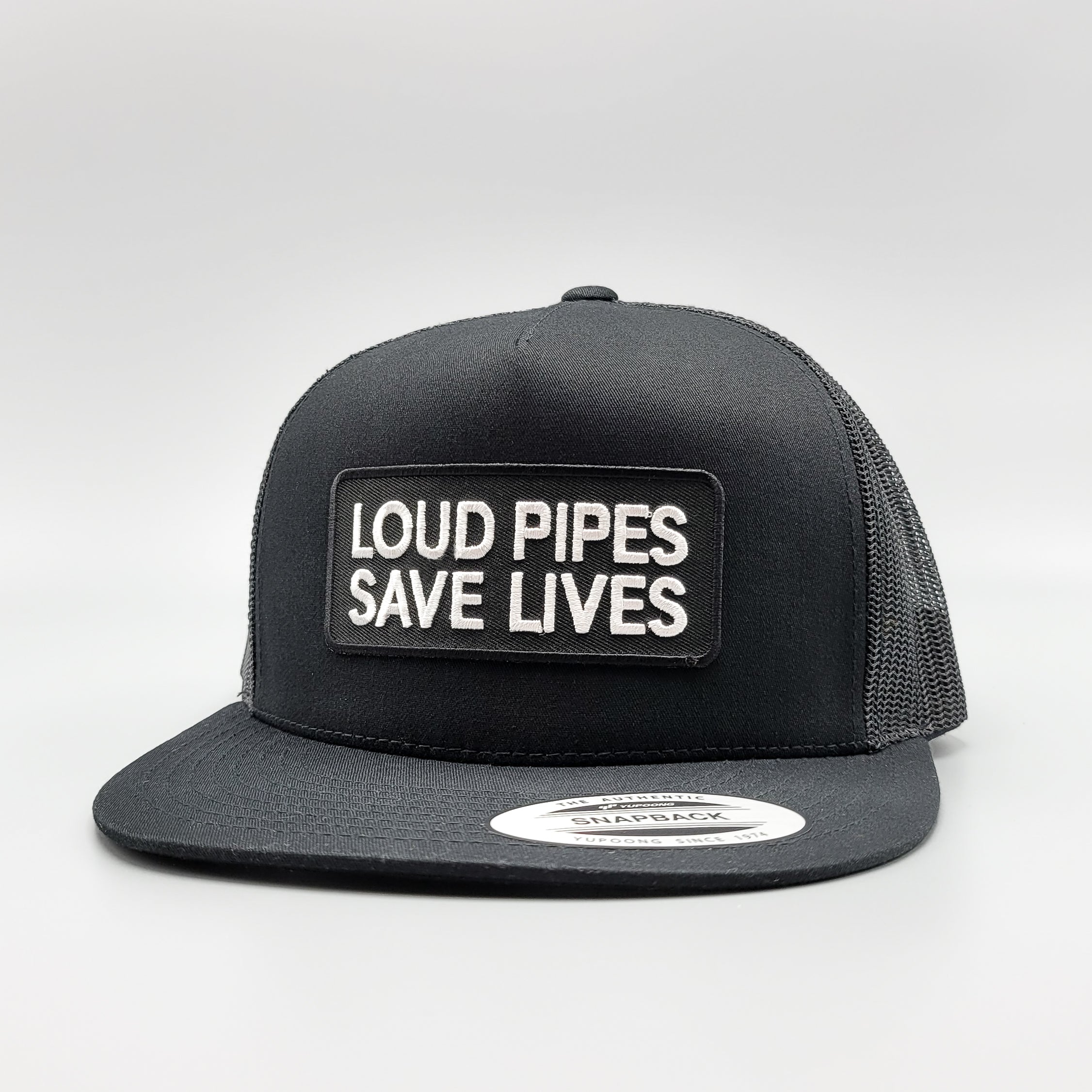 Loud Pipes Biker Trucker Hat