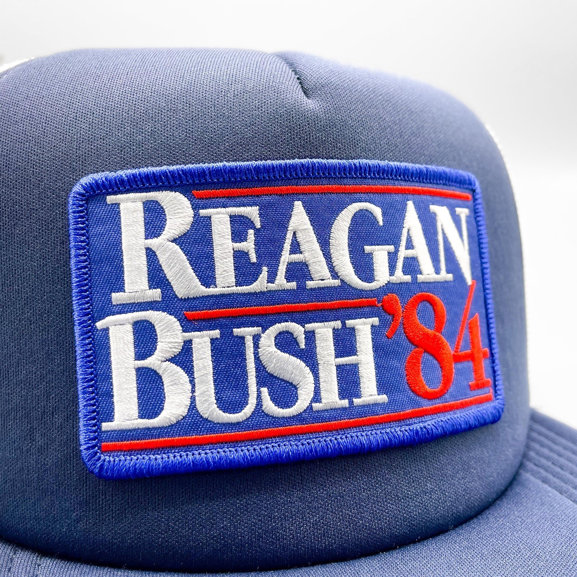 Ronald Reagan George Bush '84 Presidential Election Republican Foam Trucker - 0