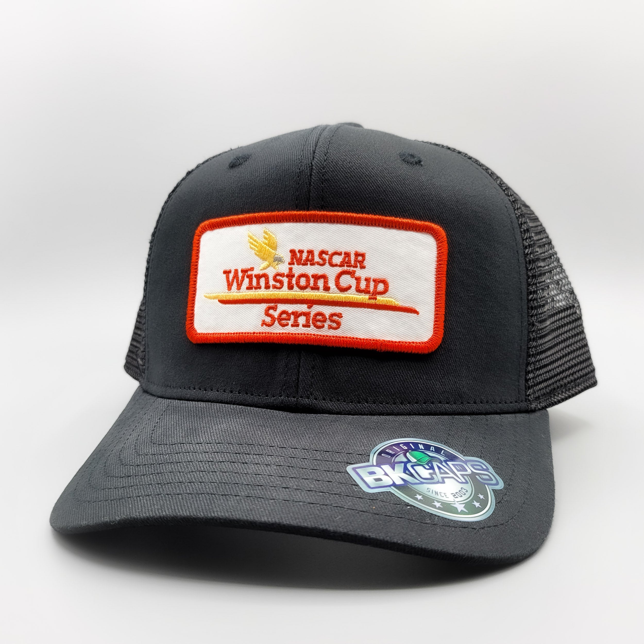 Winston Cup Nascar Curved Bill Trucker Hat - 0