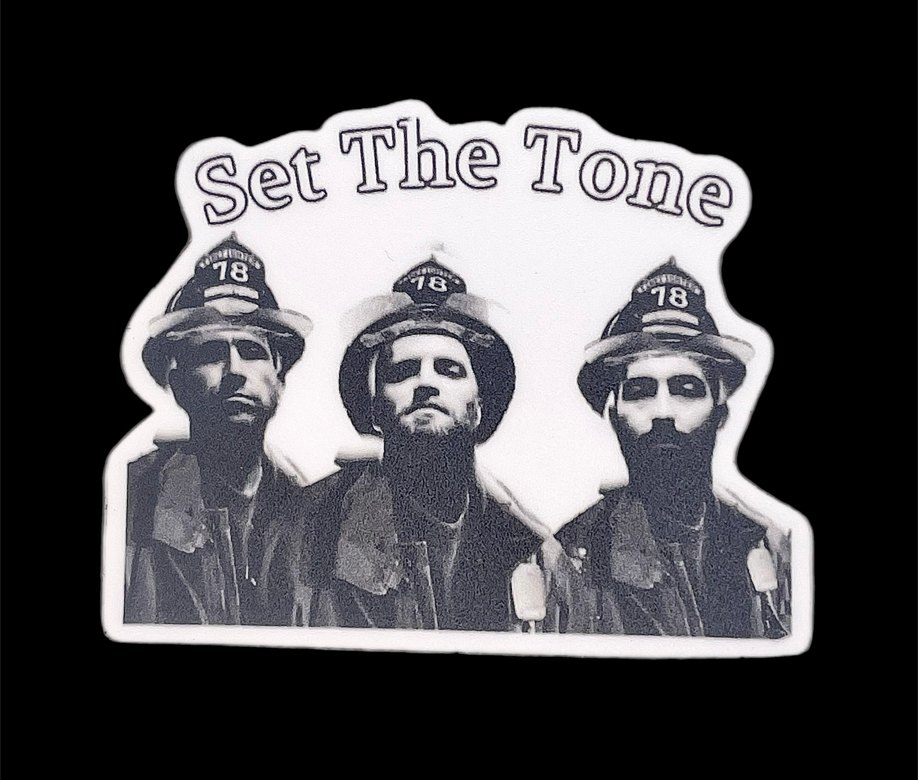 Hockey "Set The Tone" Sticker 3 Pack