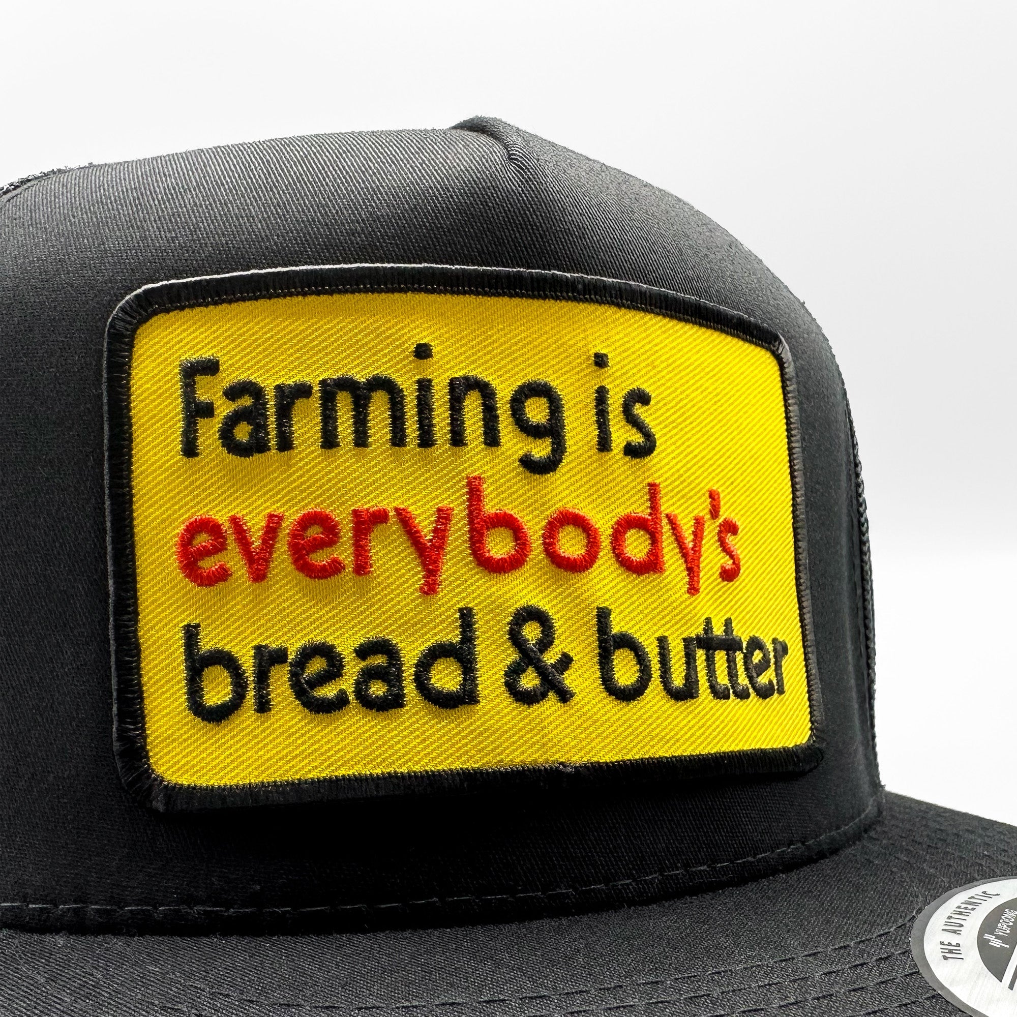 Farming is Everyone's Bread & Butter Farmer Trucker Hat - 0