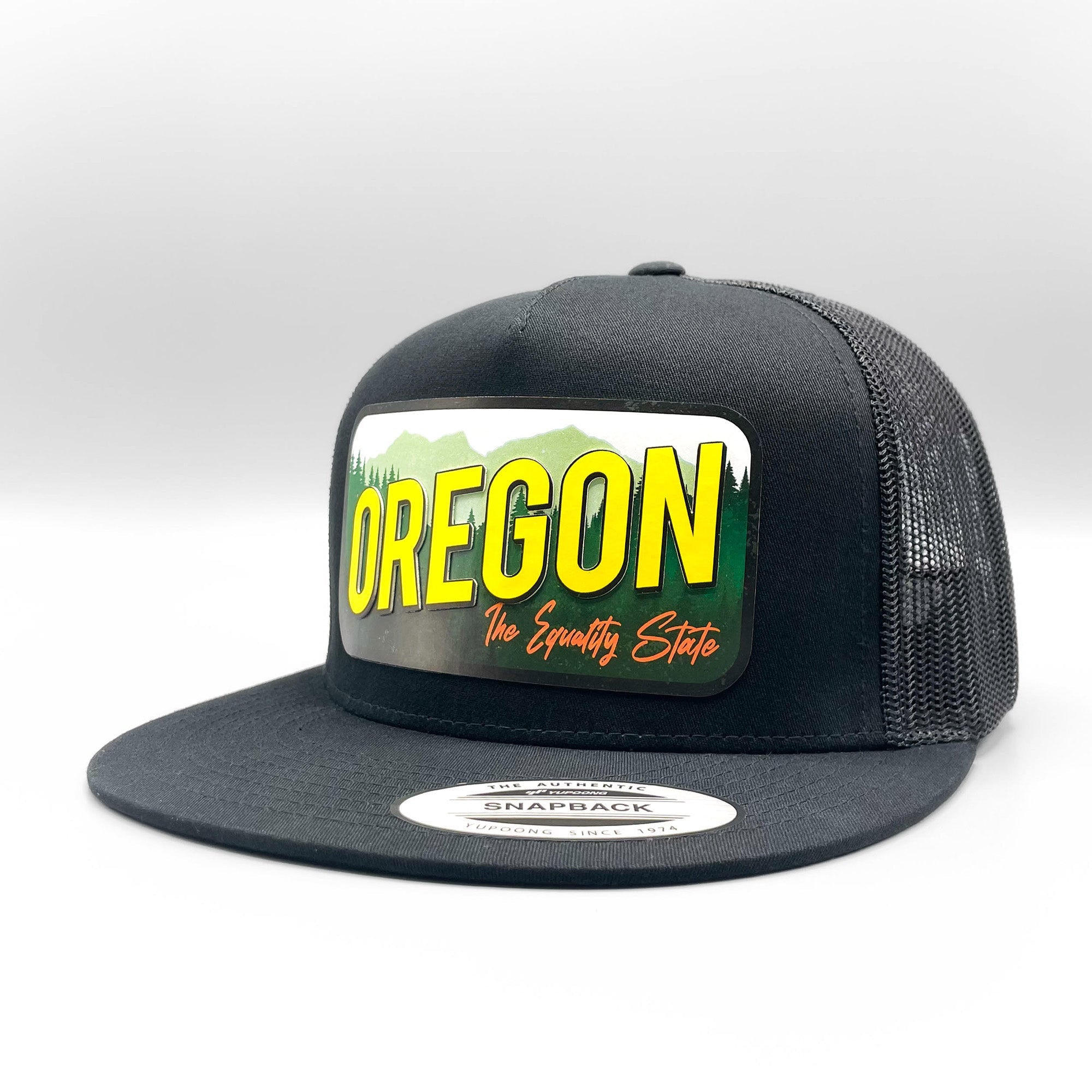 Oregon Ducks State Retro Trucker Hat