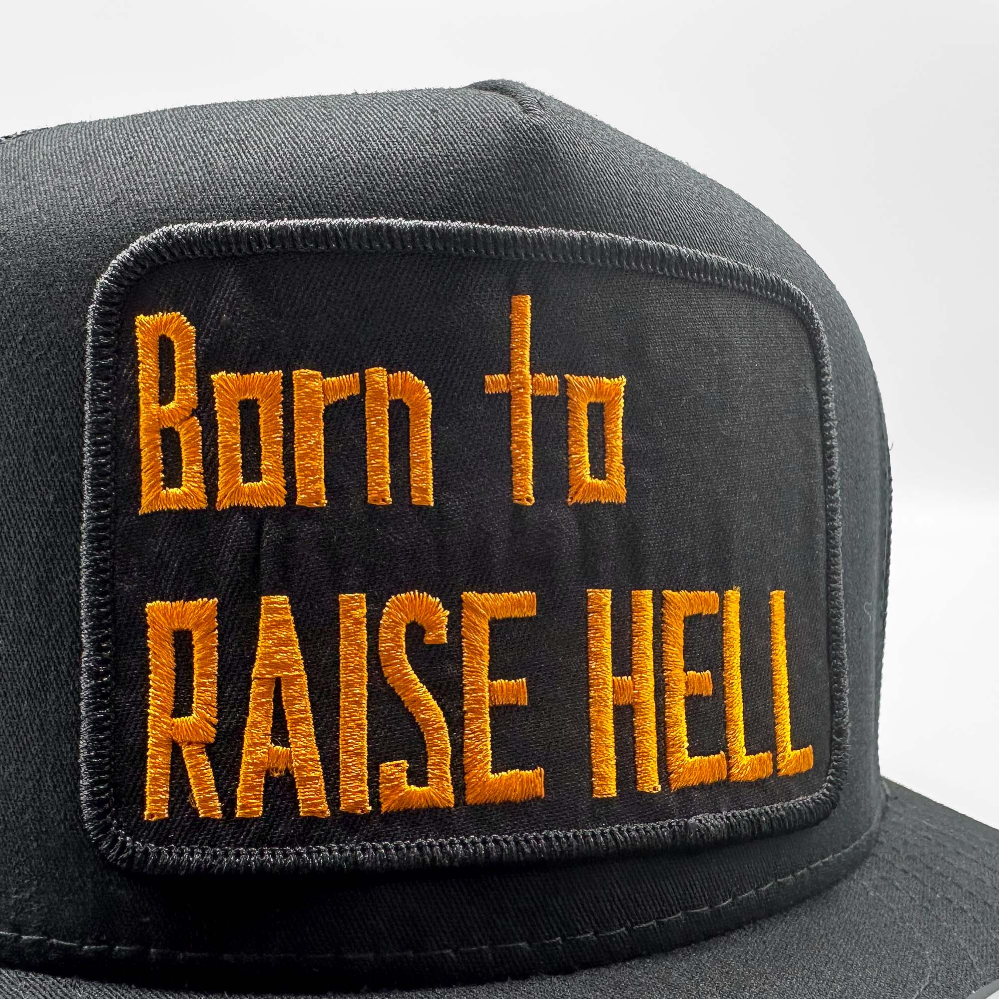 Born to Raise Hell Trucker Hat - 0