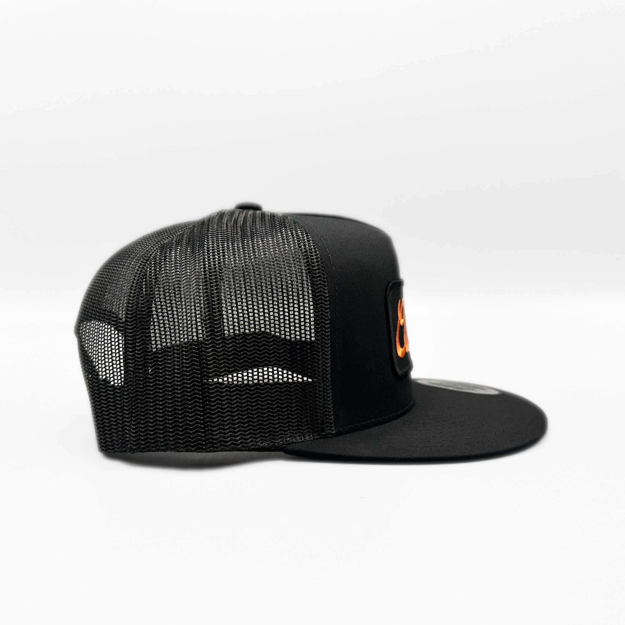 Classic Embroidered Script Trucker Hat