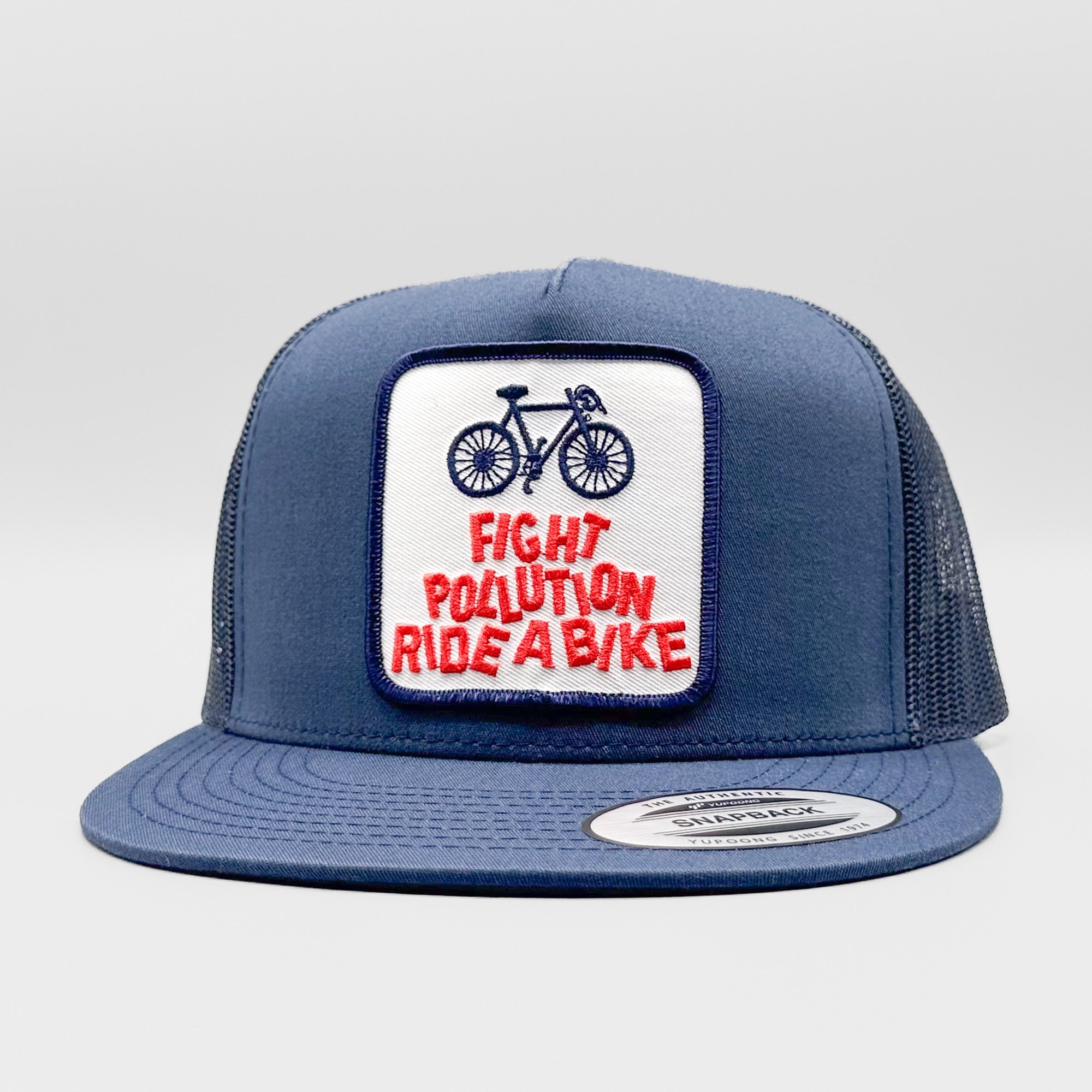 Fight Pollution Ride a Bike Trucker Hat