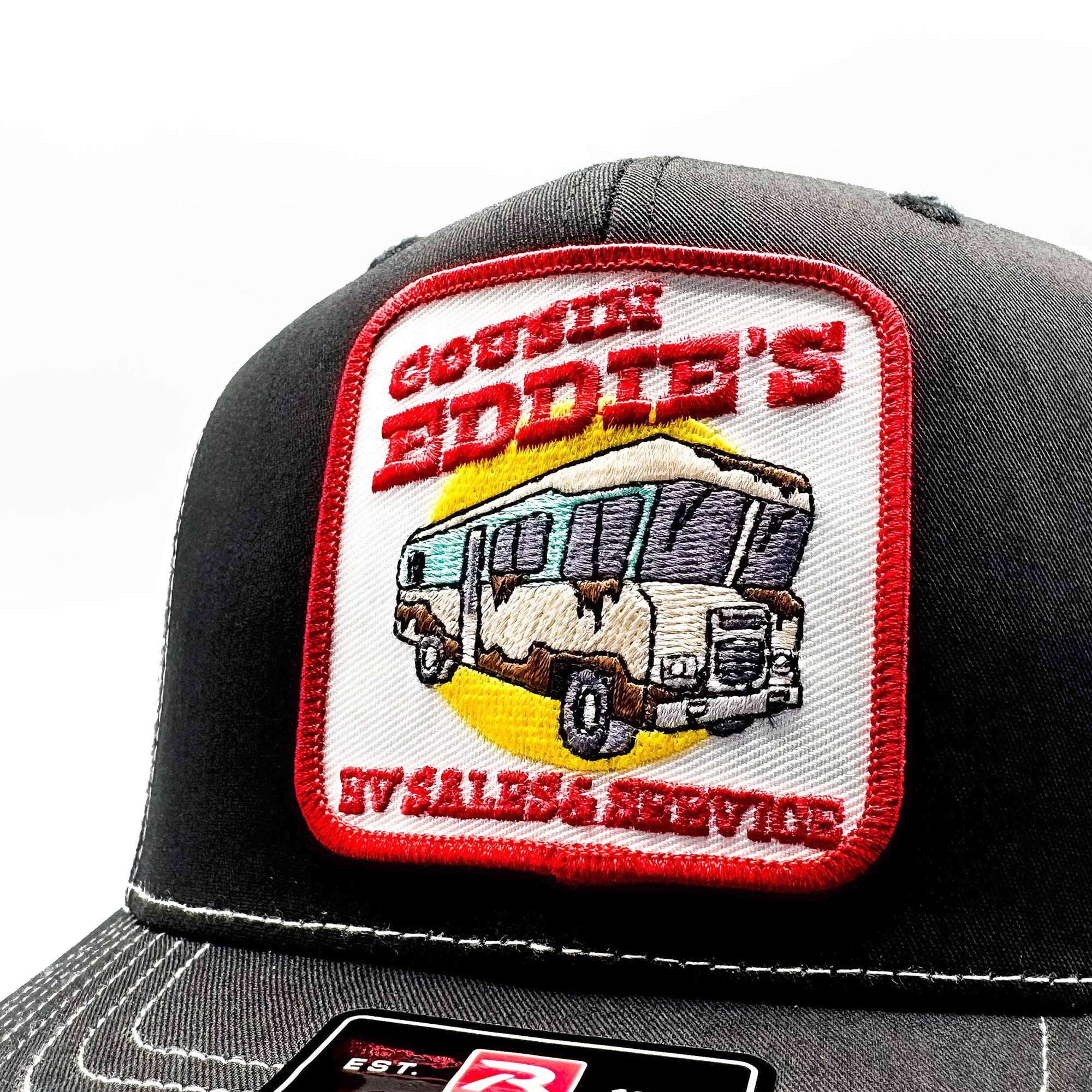 Cousin Eddie's RV Service Vacation Movie Trucker Hat - 0