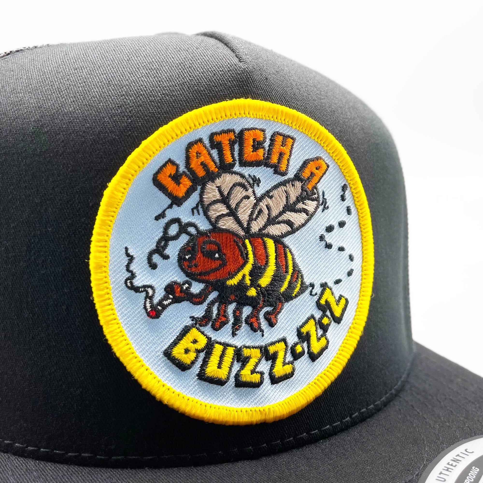 Catch a Buzz Funny Retro Trucker Hat - 0