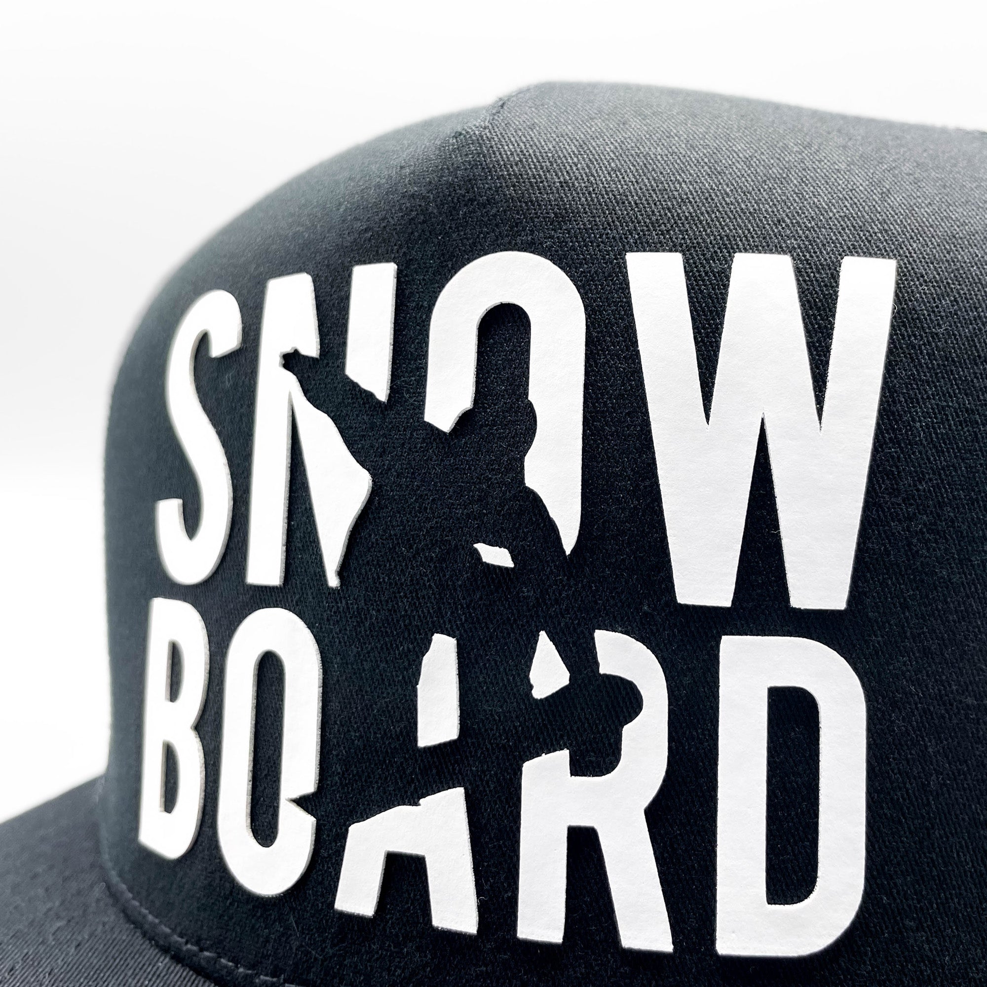 Snowboard Raised Lettering Trucker - 0