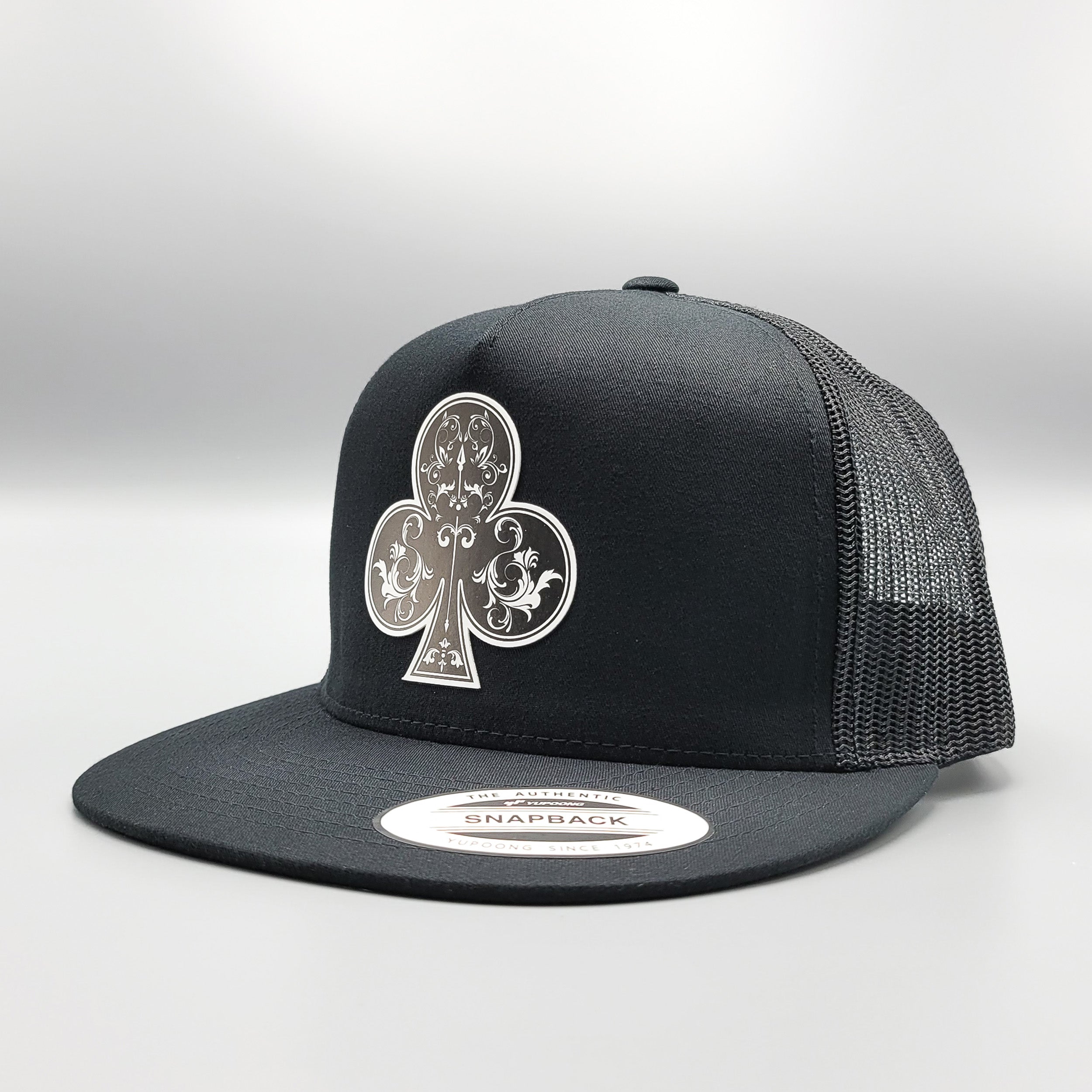 Ace of Clubs Texas Holdem PokerBlackjack Trucker Hat