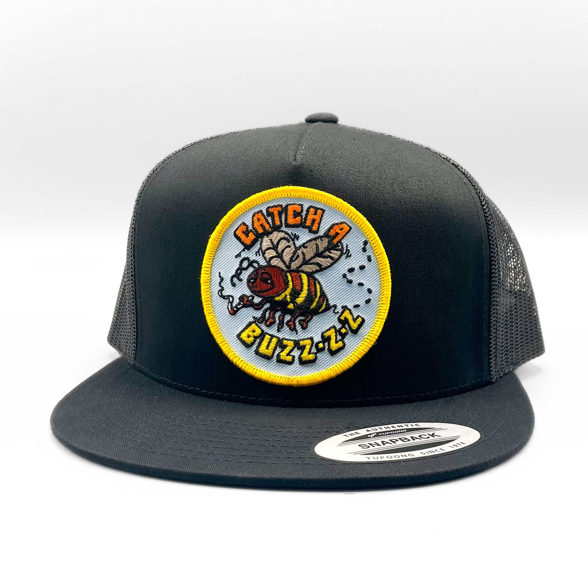 Catch a Buzz Funny Retro Trucker Hat