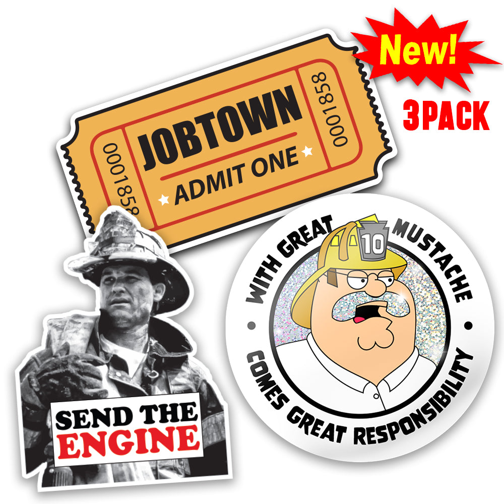 Ultra Firefighter Sticker 3 Pack | American Fire Brigade