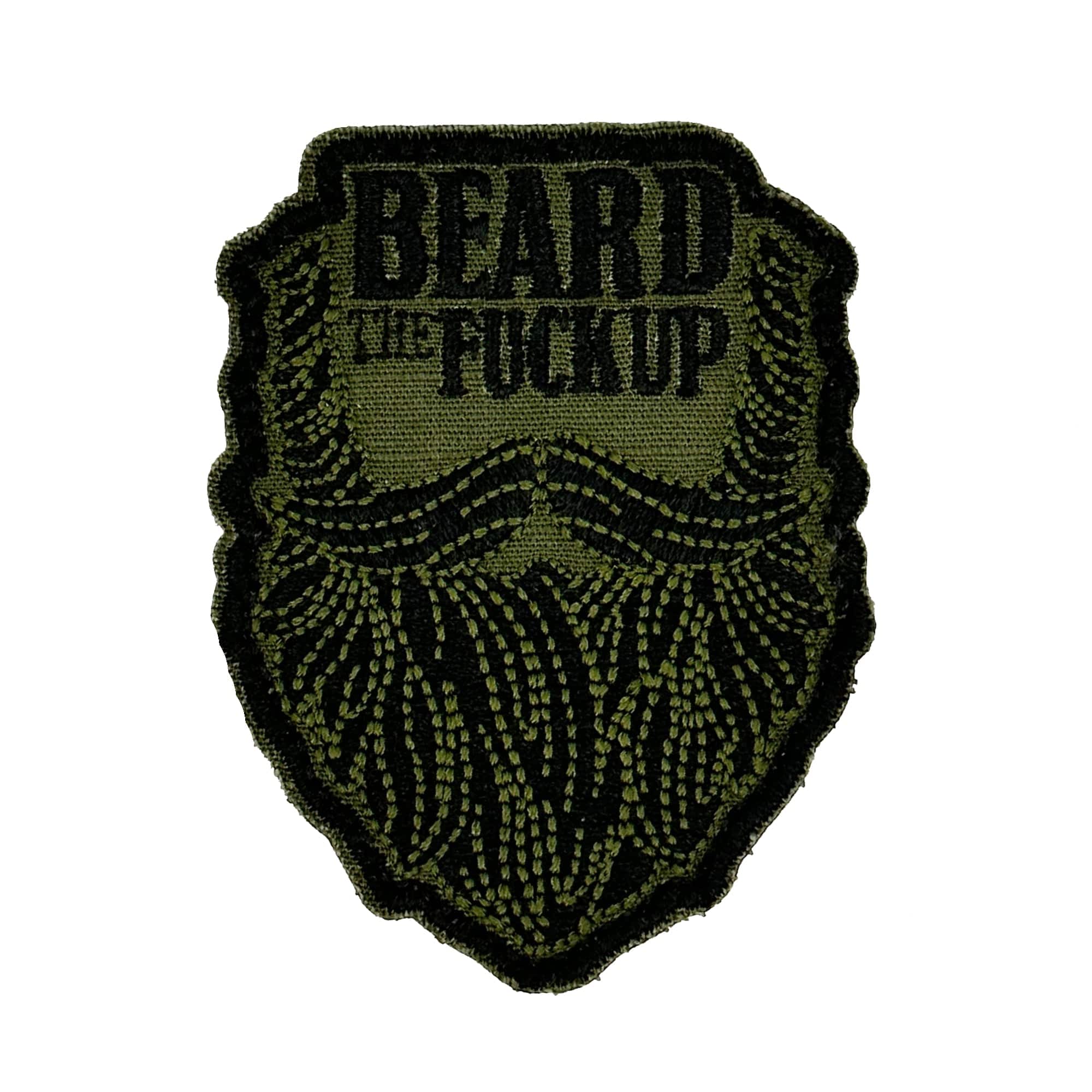 Beard the Fuck Up - 3" Laser Cut Patch - 0