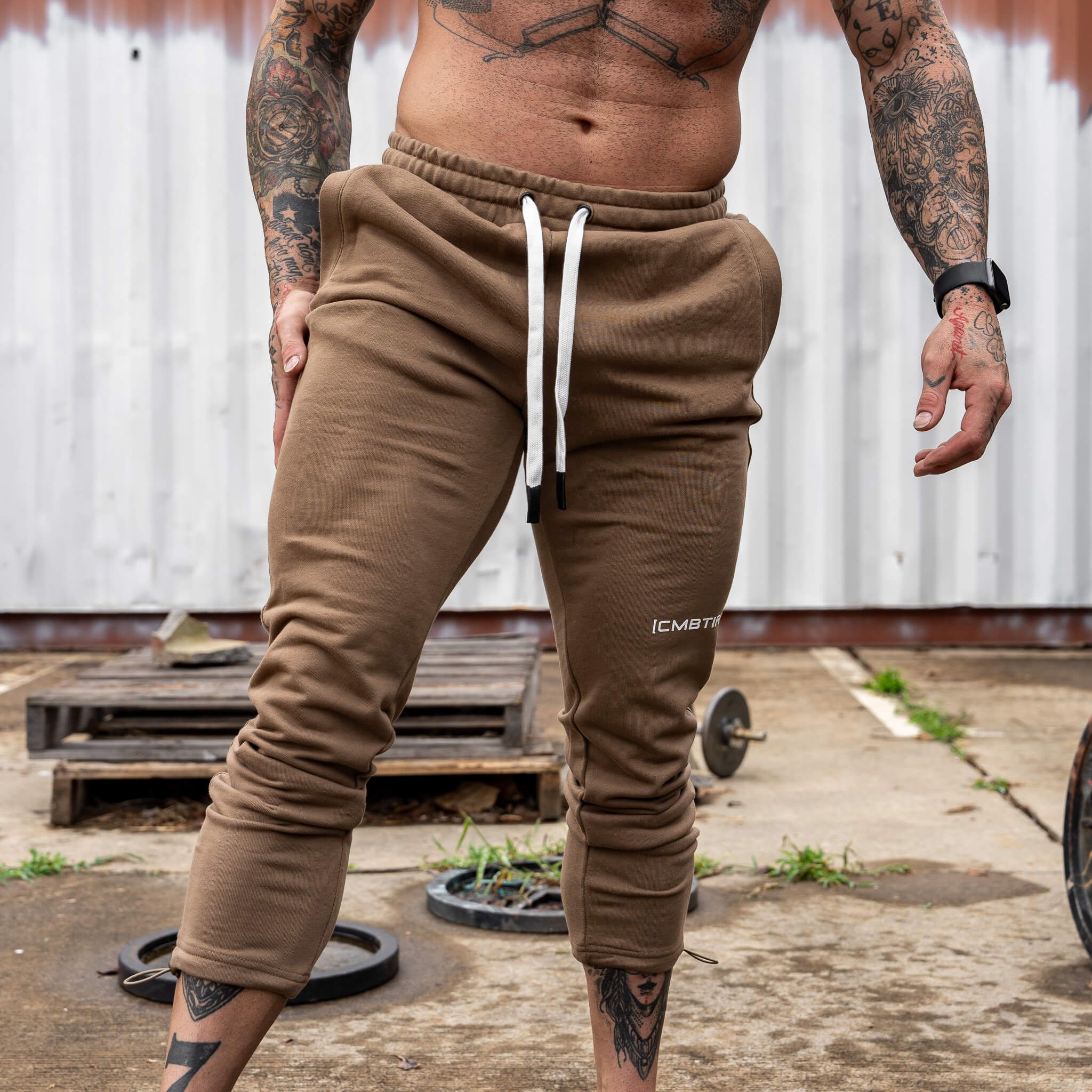 MEN'S PERFORMANCE ADJUSTABLE HEAVYWEIGHT JOGGERS | COYOTE BROWN