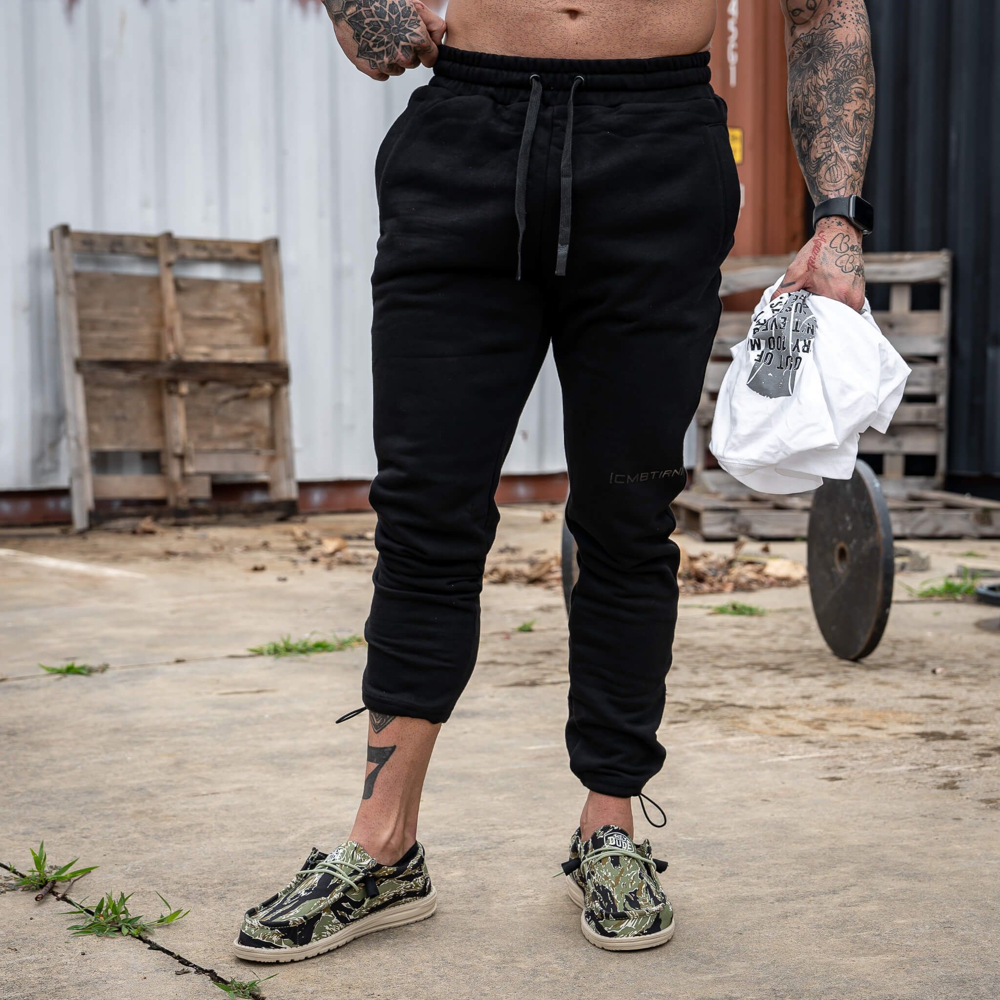 MEN'S PERFORMANCE ADJUSTABLE HEAVYWEIGHT JOGGERS | BLACK