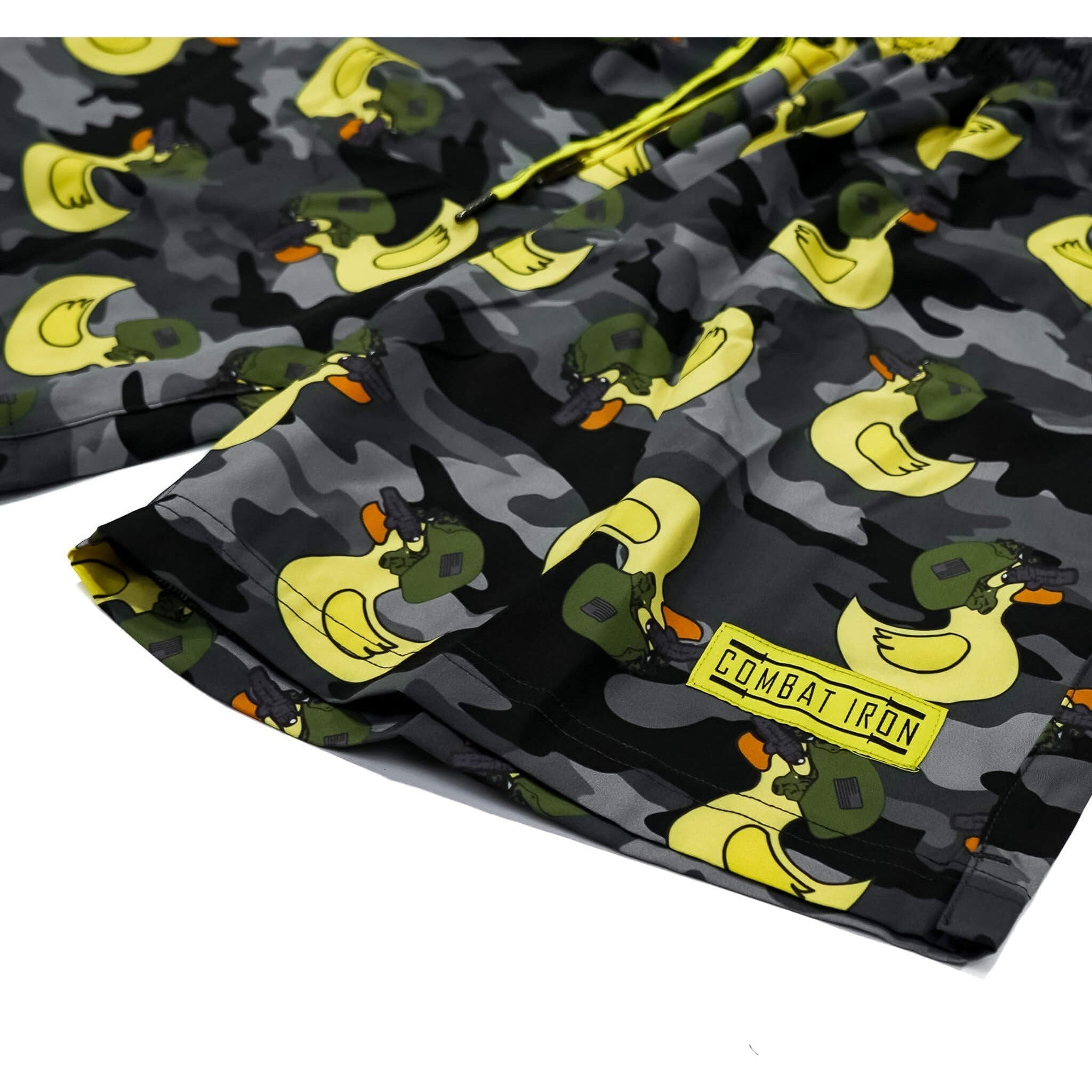 MEN'S PERFORMANCE TRAINING SHORTS V3 | TACTIDUCK BLACK BDU CAMO