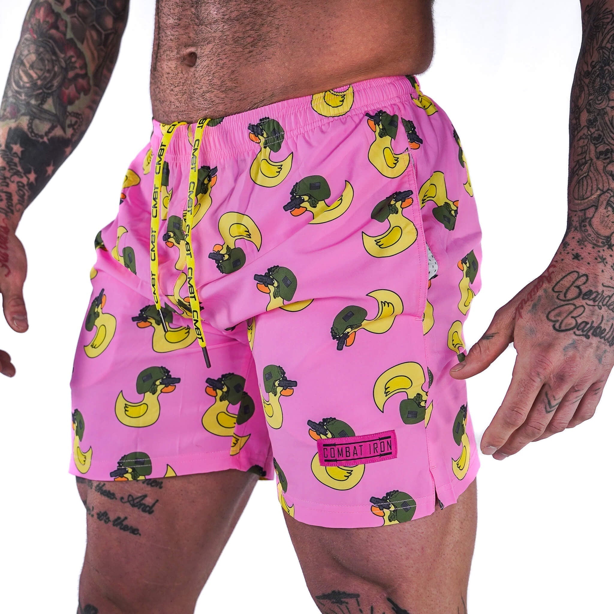 Men's Performance Training Shorts V3 | 5.5" Inseam | Pink Tactiduck - 0