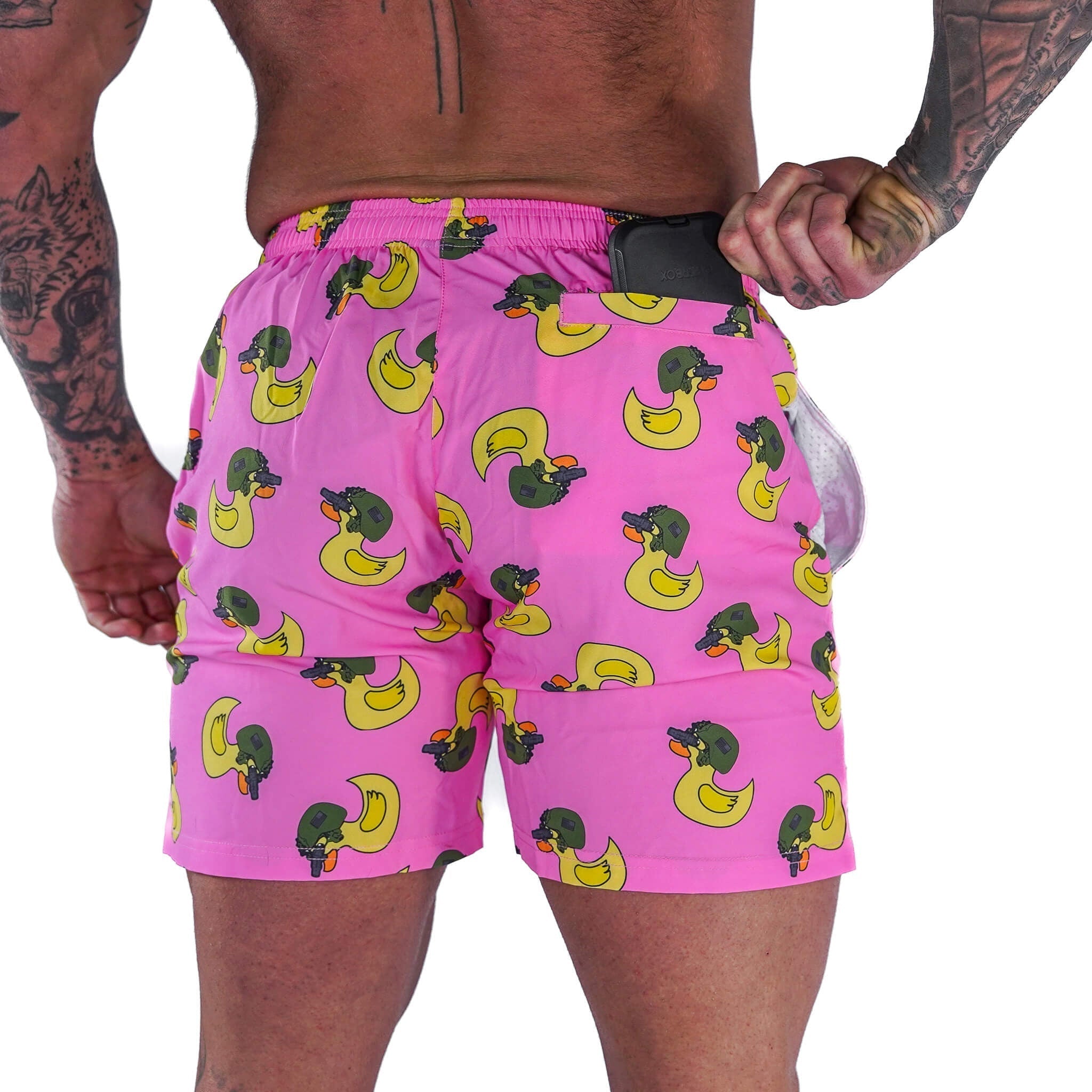 Men's Performance Training Shorts V3 | 5.5" Inseam | Pink Tactiduck