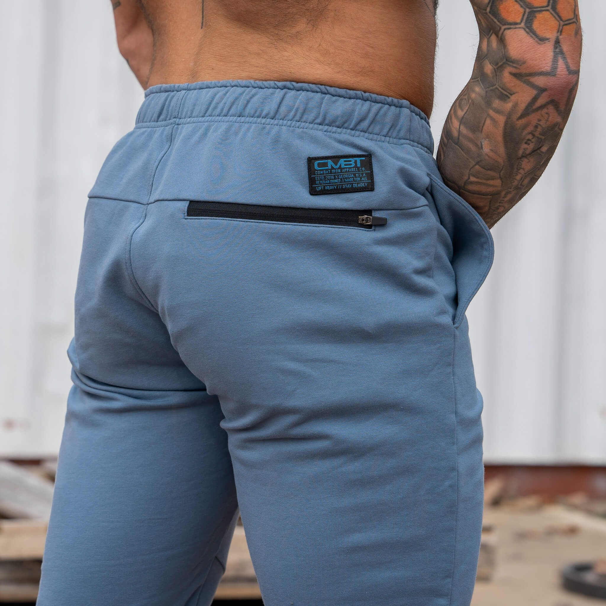 MEN'S CMBT FULL-LENGTH DYNAMIC JOGGERS | LEGACY SLATE BLUE