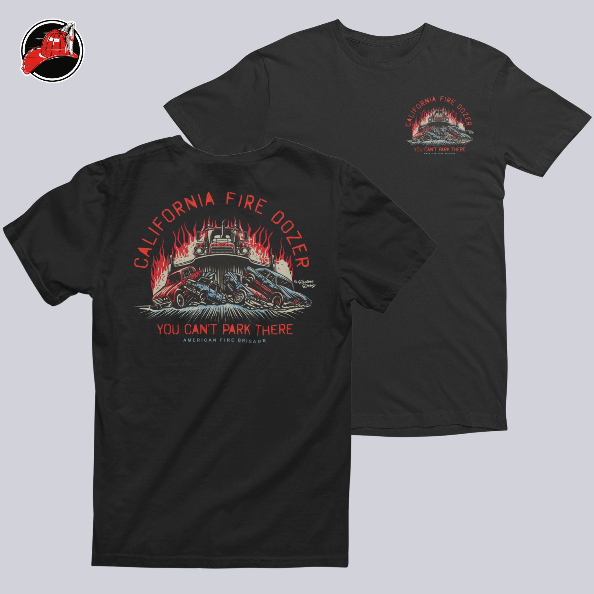 California Fire Dozer Tee - 0