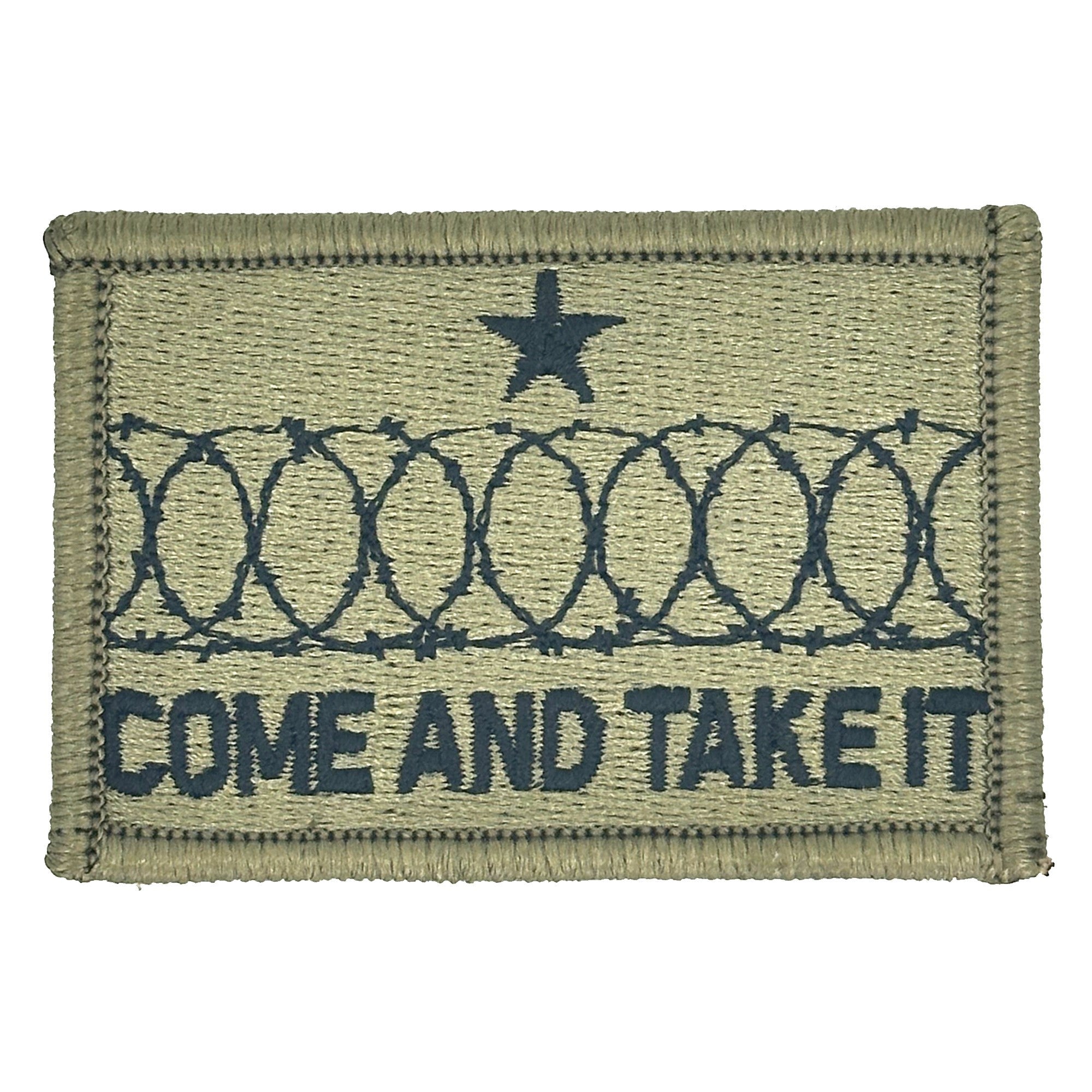 Come And Take It Texas Border Wall Barbed Wire - 2x3 Patch - 0