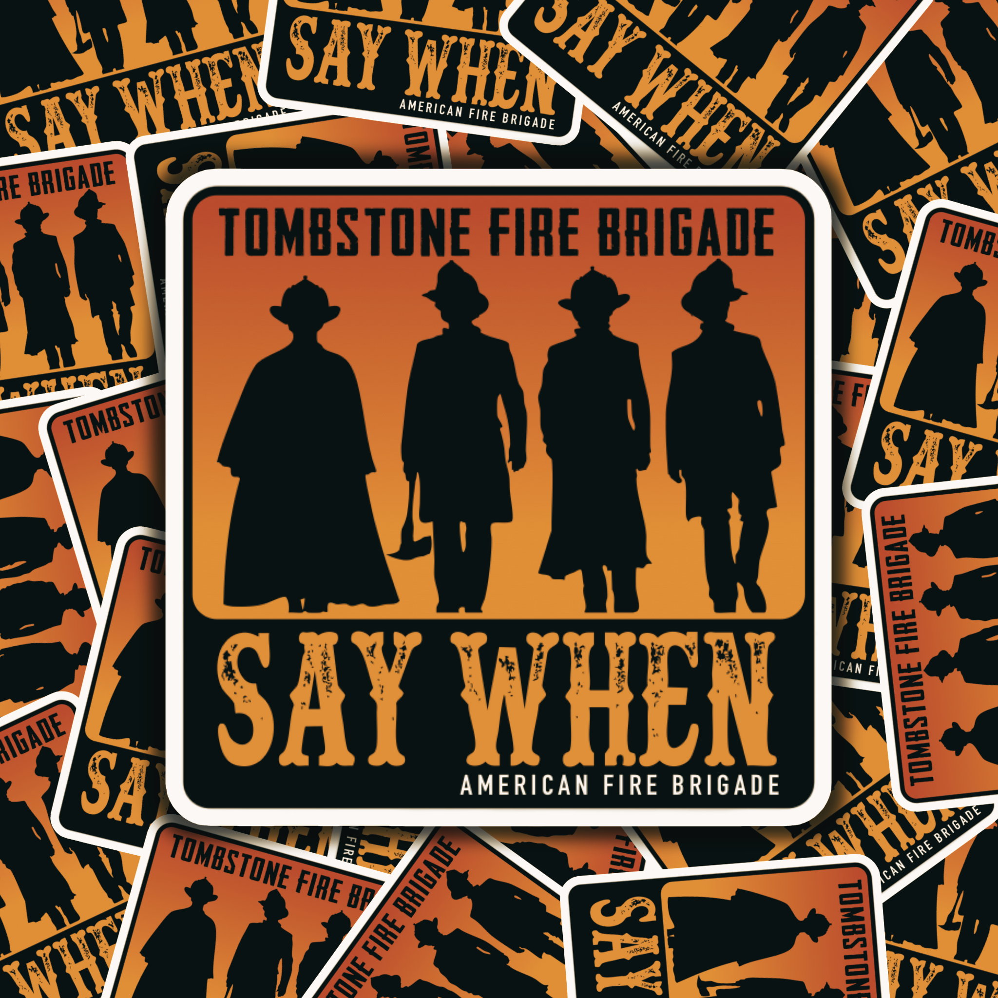 Tombstone Fire Brigade Sticker