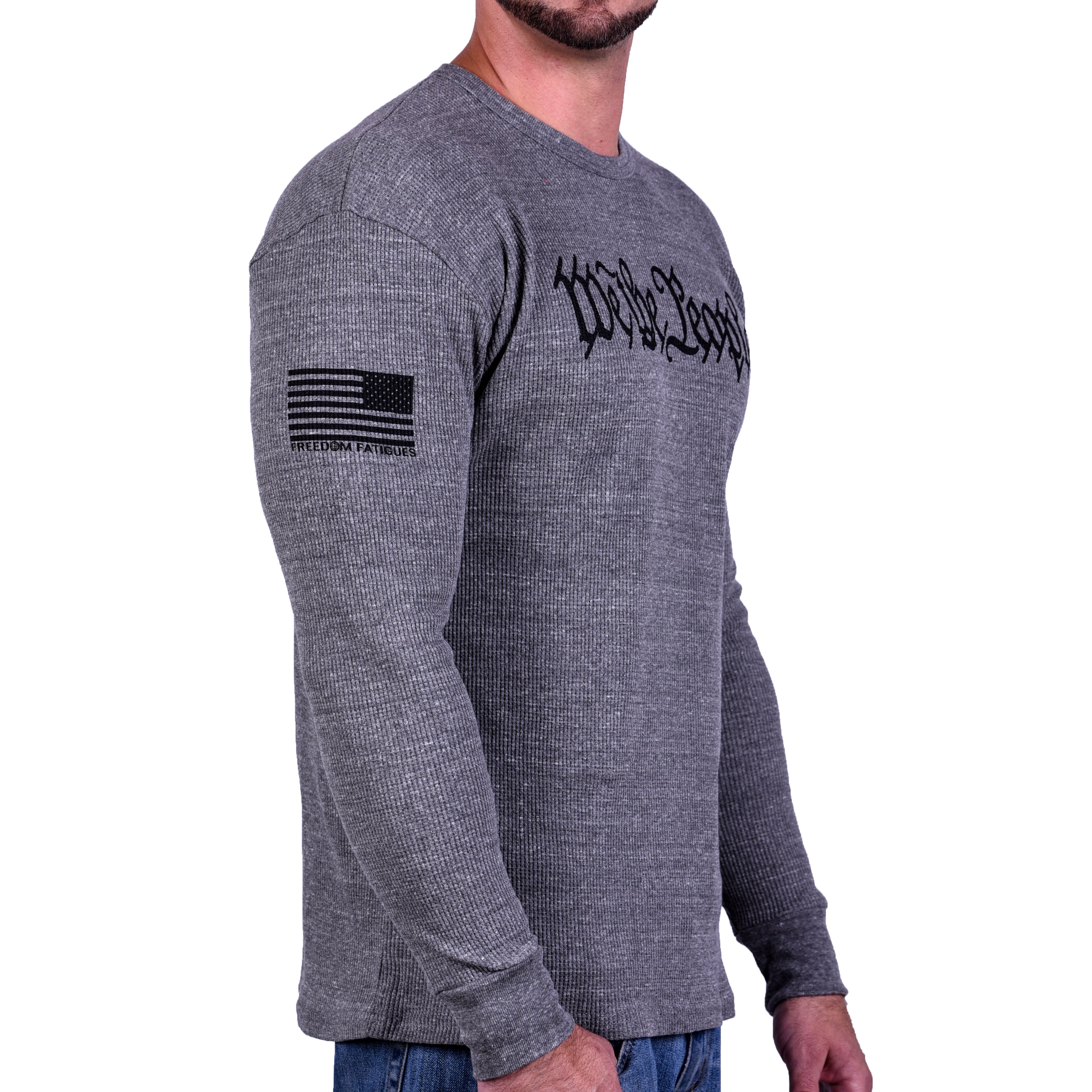 Men's "We The People" Patriotic Long Sleeve Thermal - 0