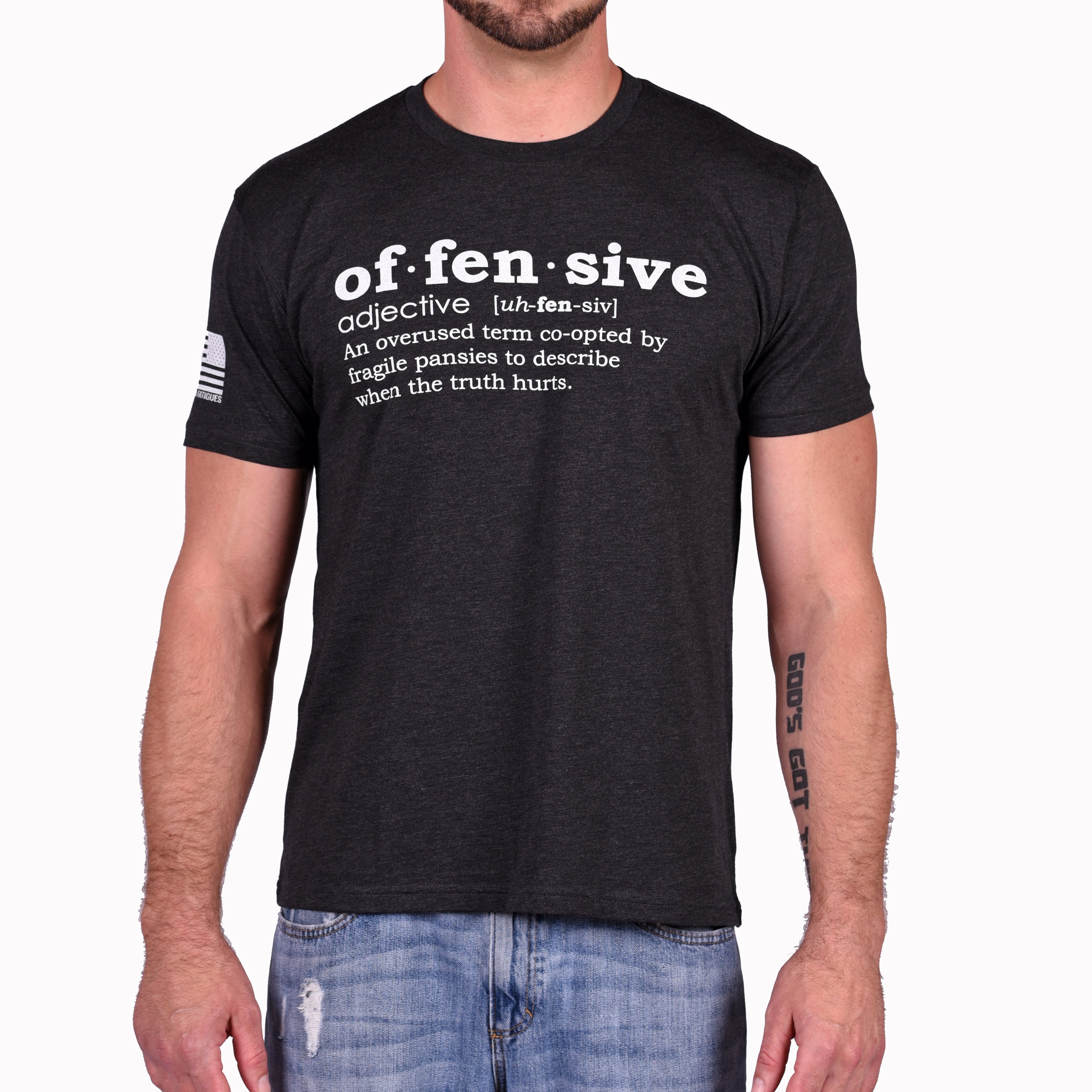 Men's Offensive Defined T-Shirt (Heather Black)