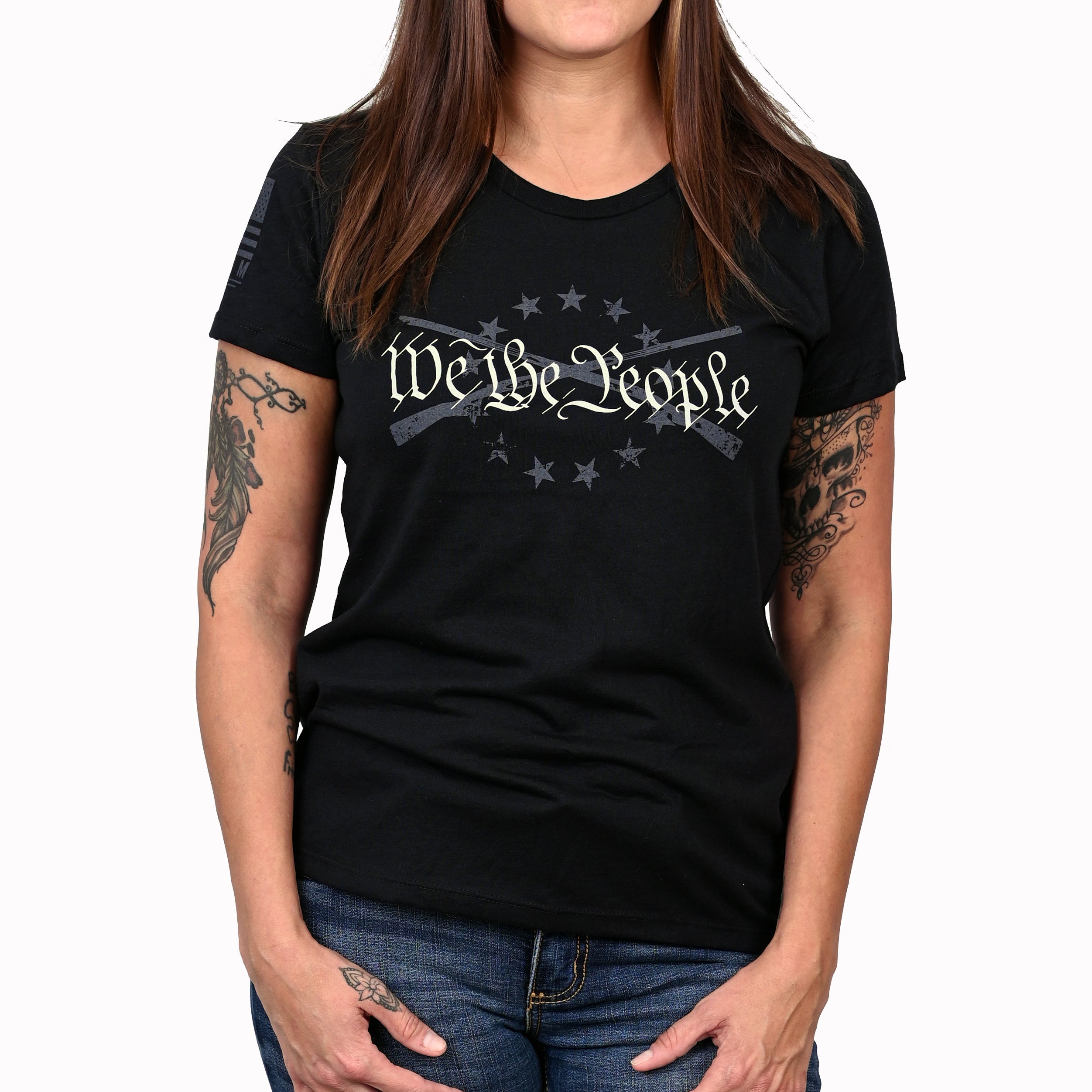 Women's "We the People" Patriotic T-Shirt - 0