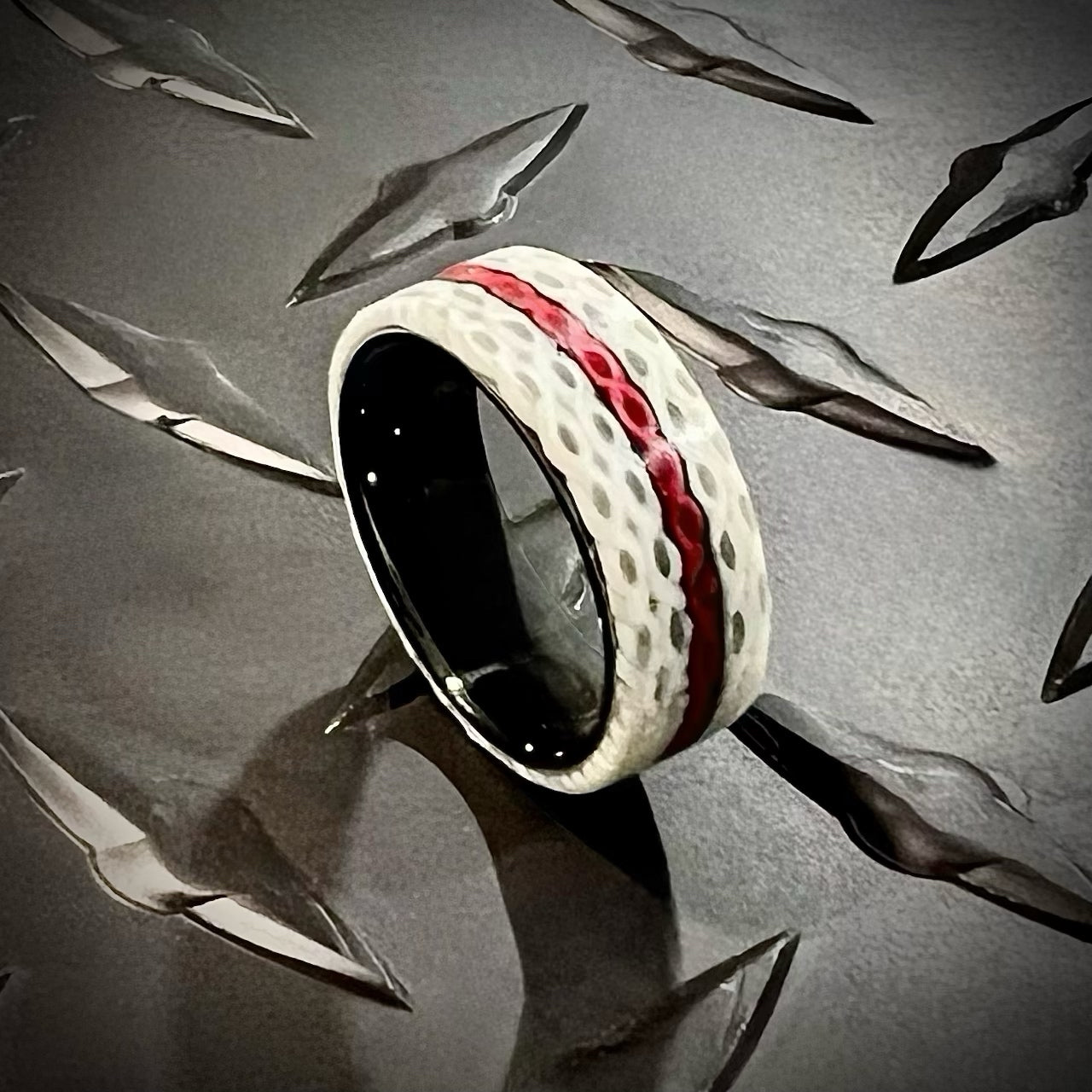 Thin Red Line - Fire Hose Ring