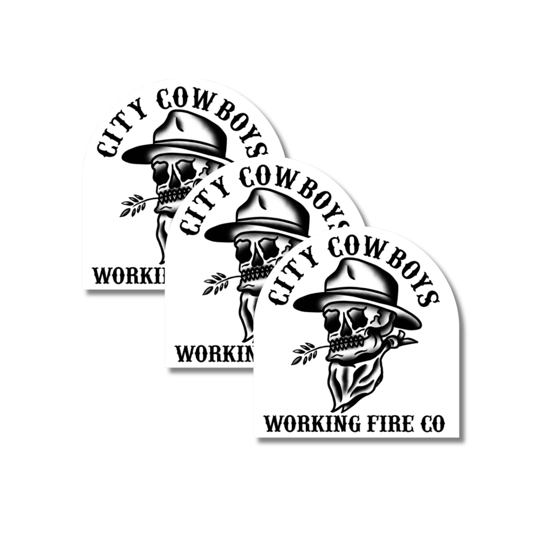 City Cowboys Stickers - 3 Pack