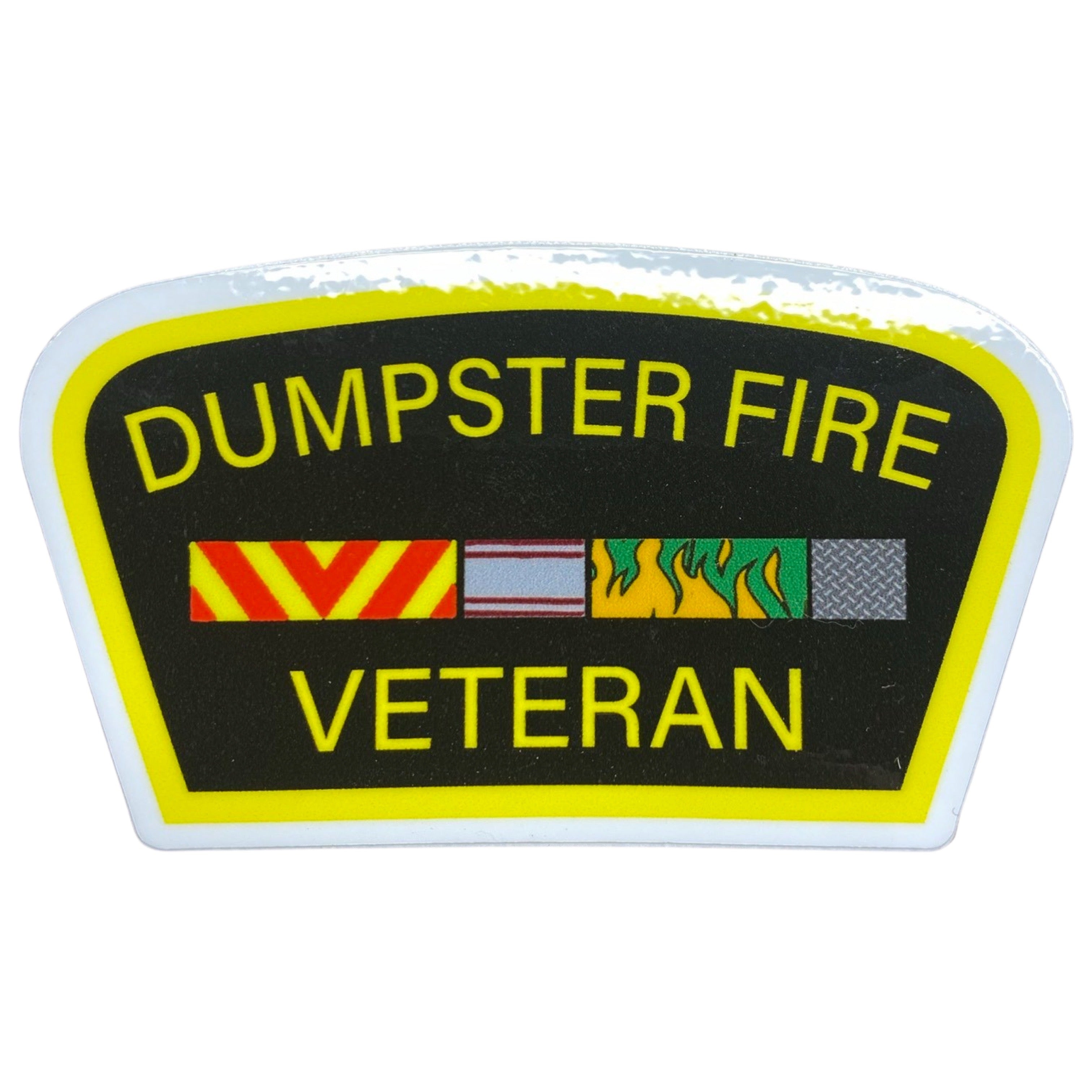 Dumpster Fire Veteran Sticker