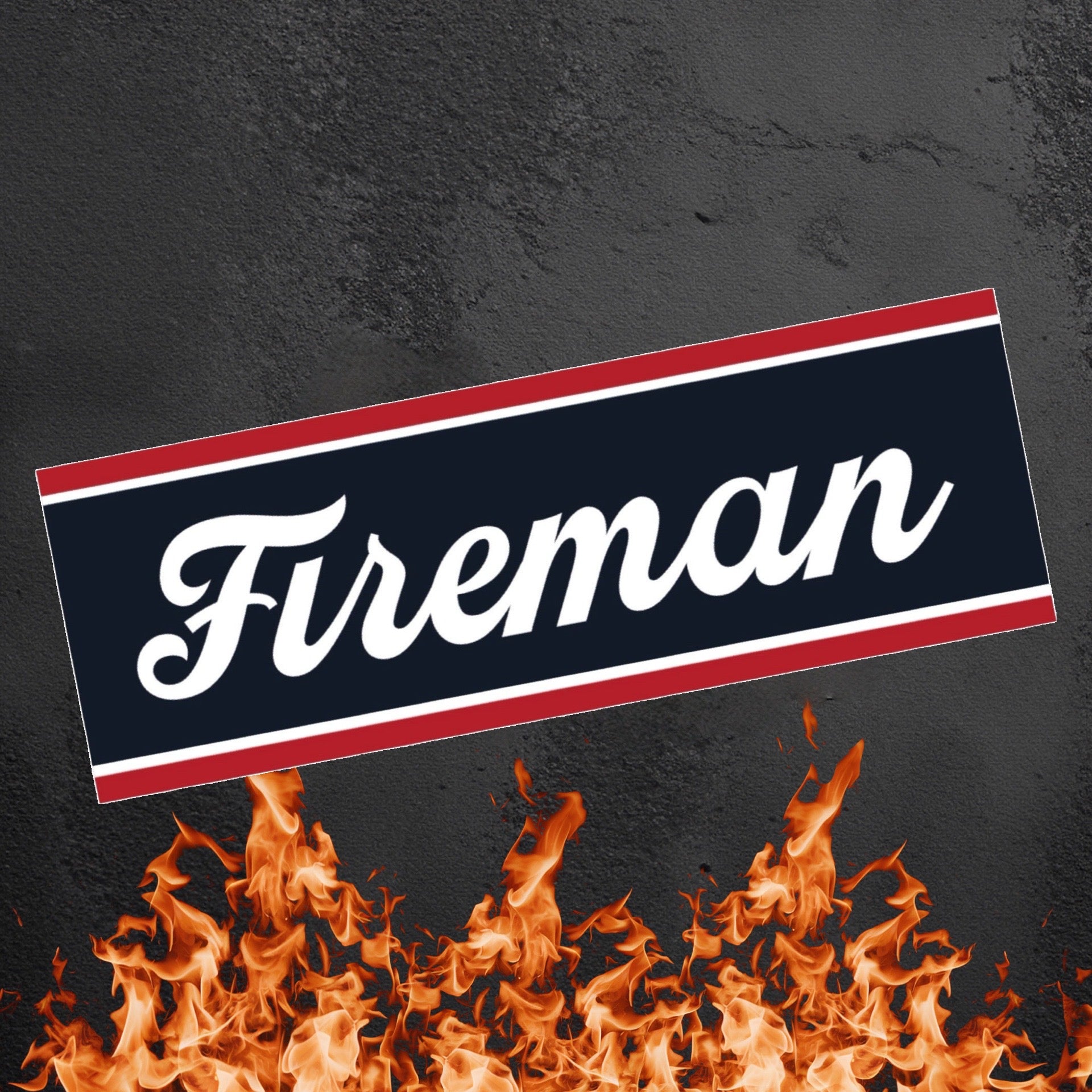 Fireman Sticker - 0