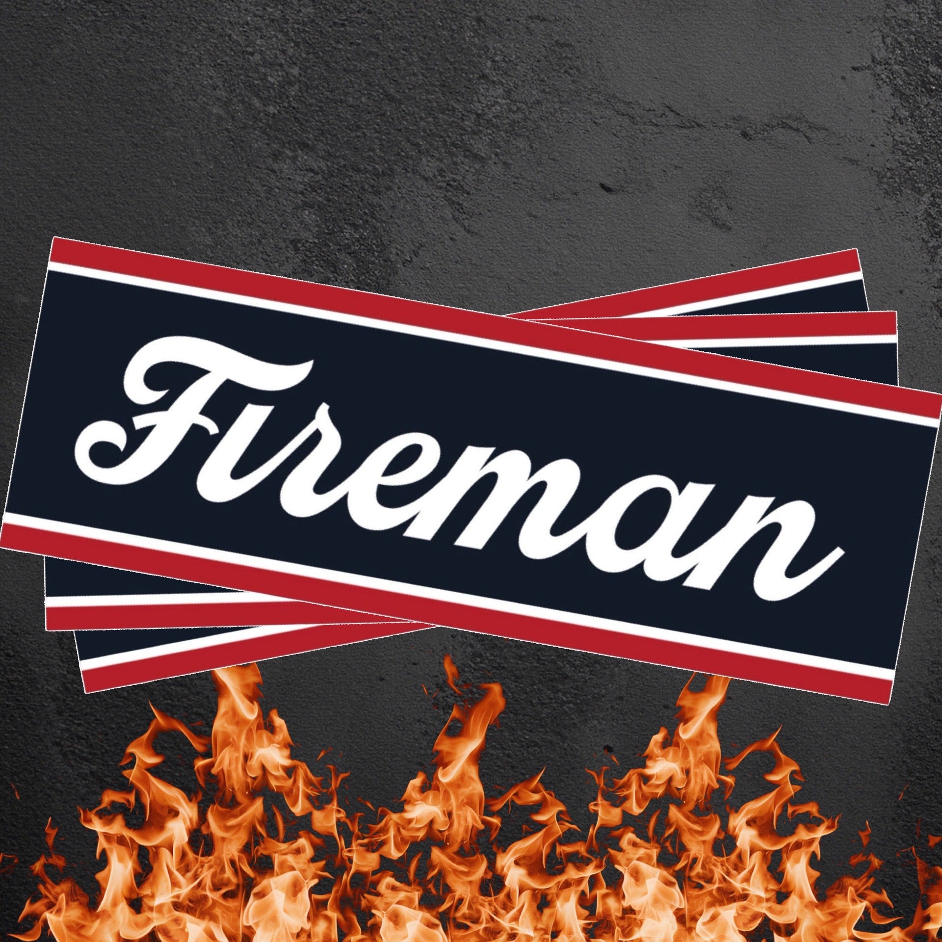 Fireman Sticker