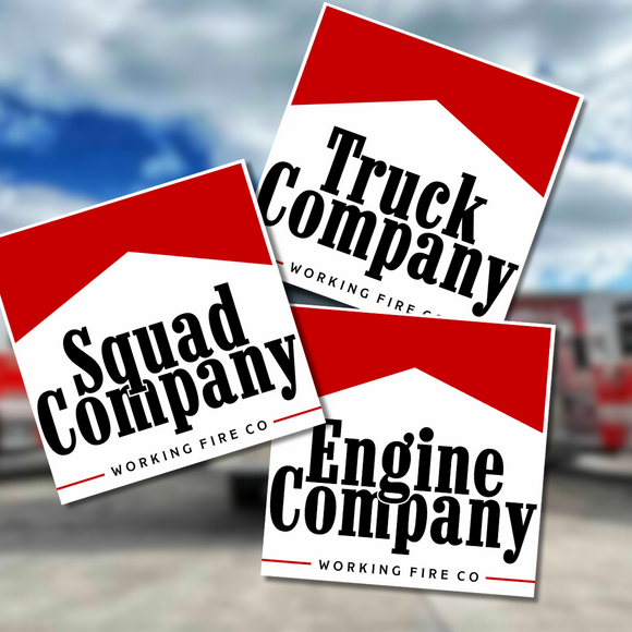 Company Stickers - 3 Pack | American Fire Brigade